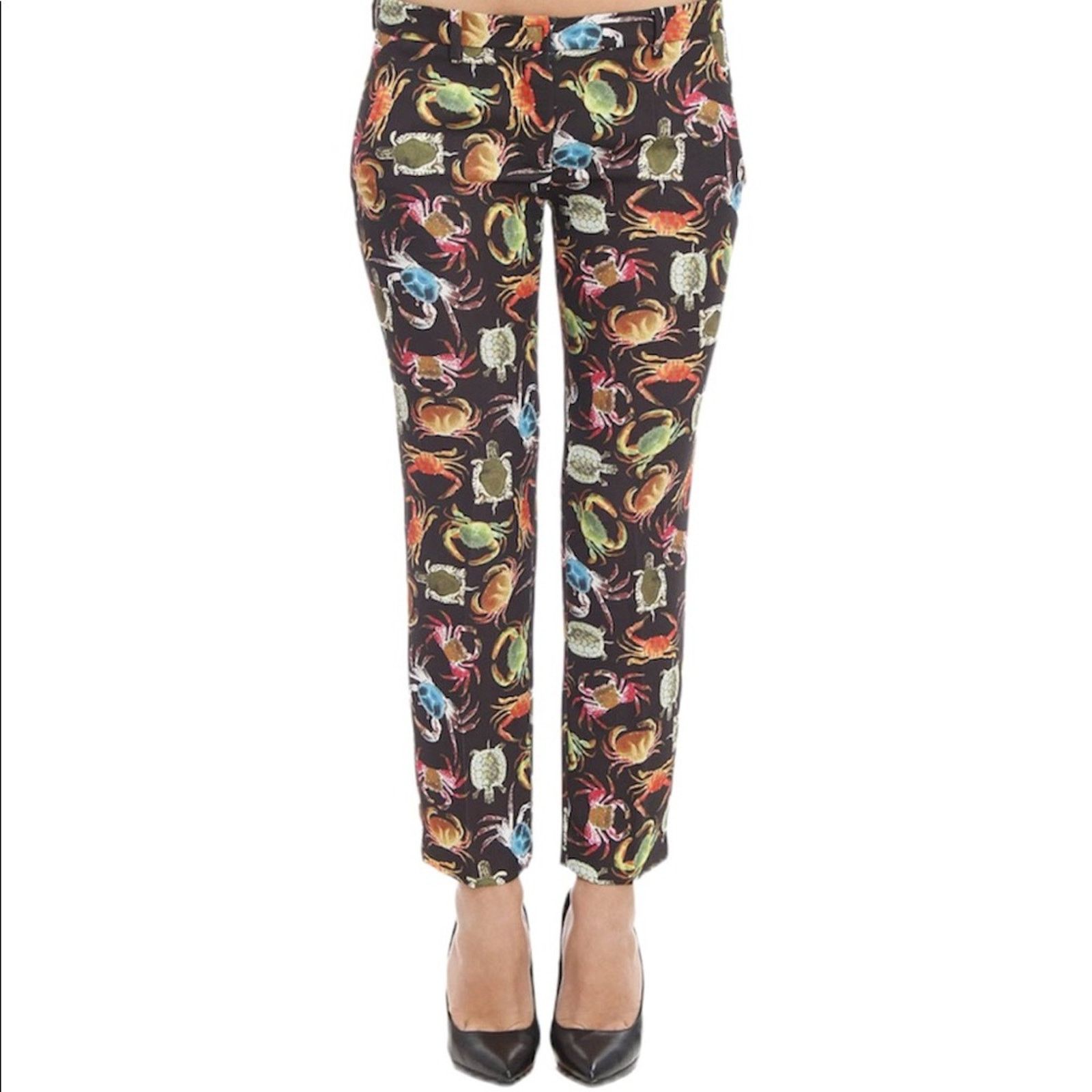 Versace Versace Collection Crabs print trousers SZ40 Size 28" / US 6 / IT 42 - 1 Thumbnail