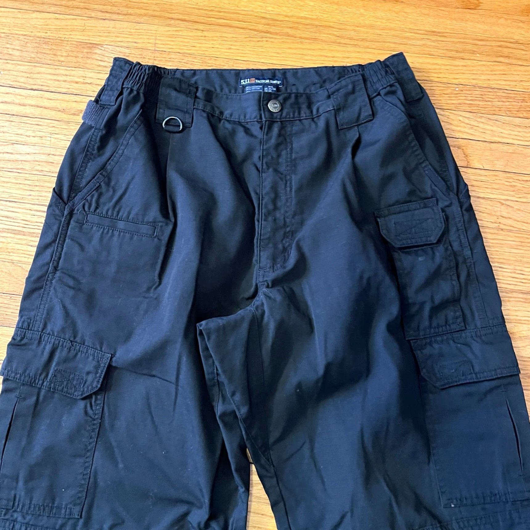 Vintage 5.11 Tactical Cargo Pants Men 34 X34 Black Ripstop Work Military 74273 Cargo Mens Regular Size 34 Black Size US 34 / EU 50 - 2 Thumbnail