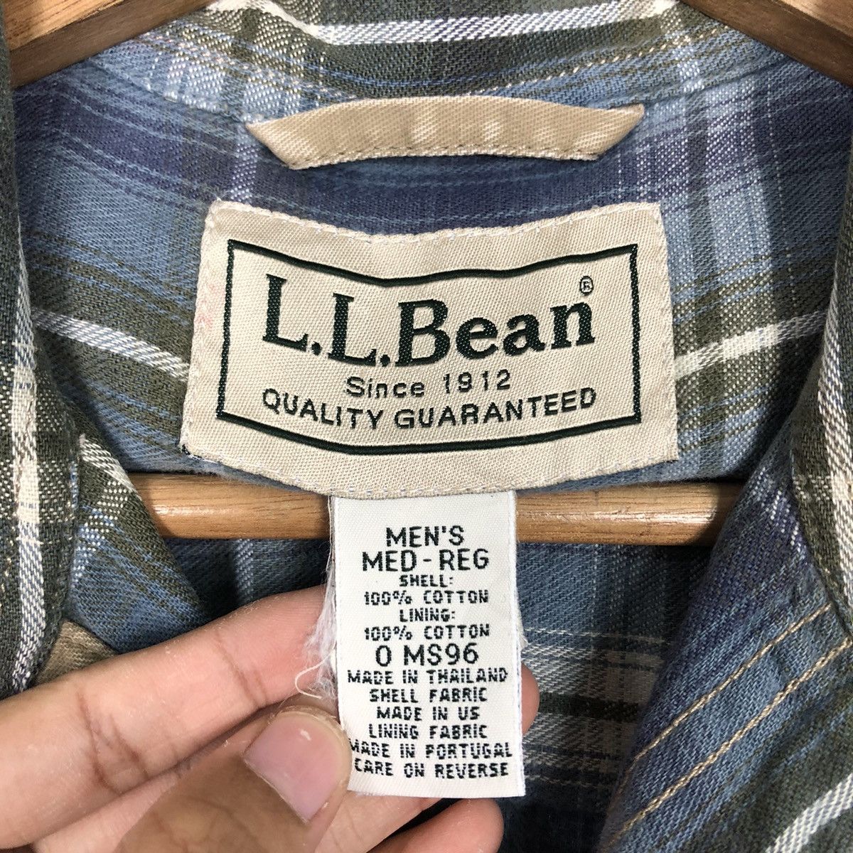 Japanese Brand 📌Vintage Chore Work Shirt Jacket L.L.Bean Blanket Tartan Size US M / EU 48-50 / 2 - 18 Thumbnail