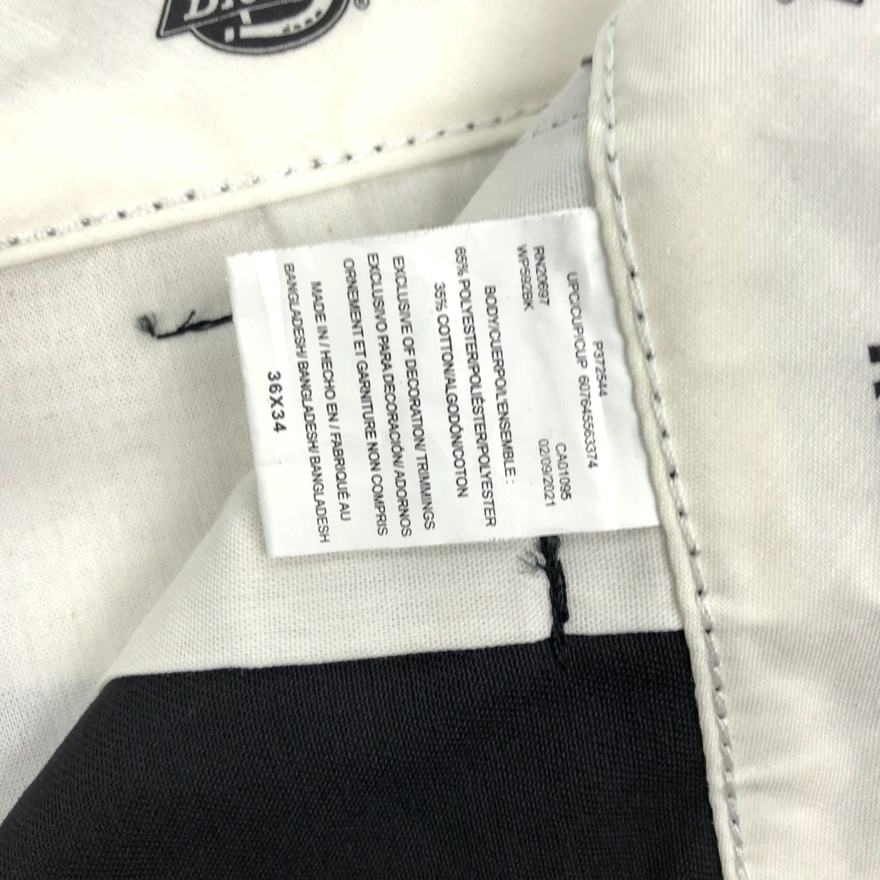 Dickies Dickies Relaxed Straight Pants Cargo 36x34 Black Mens Waist 36 Inseam 34 WP592BK Size US 36 / EU 52 - 6 Thumbnail