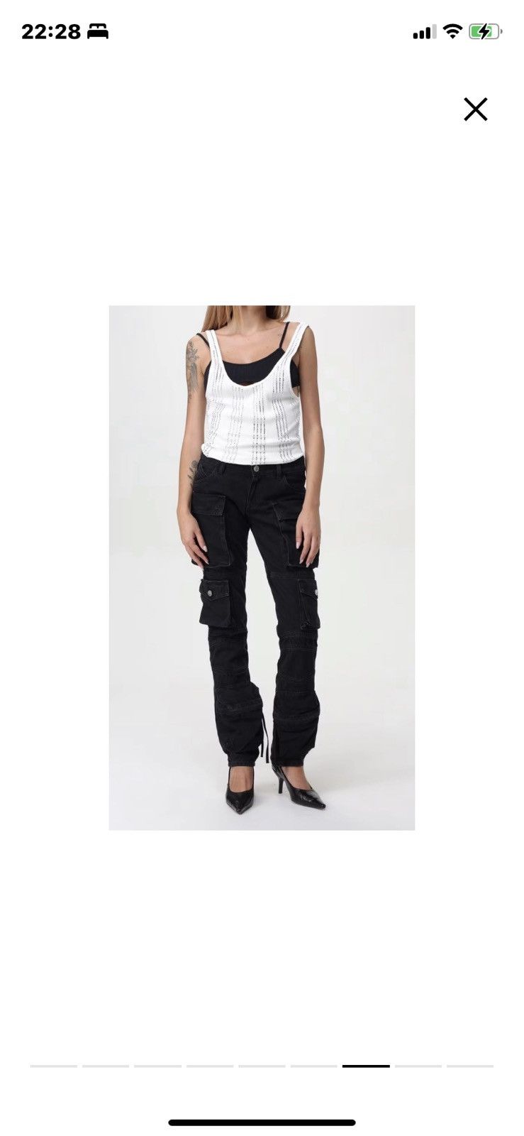 The Attico The Attico Essie cargo trousers size 28 Size 28" / US 6 / IT 42 - 7 Thumbnail