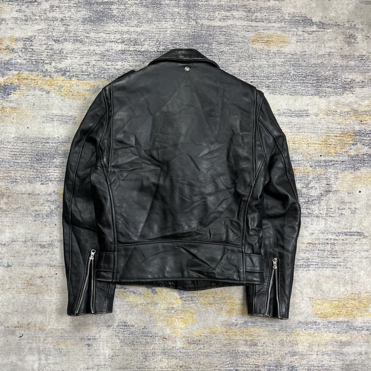 Schott Vintage Schott 613US One Star double riders leather jacket Size US M / EU 48-50 / 2 - 2 Thumbnail