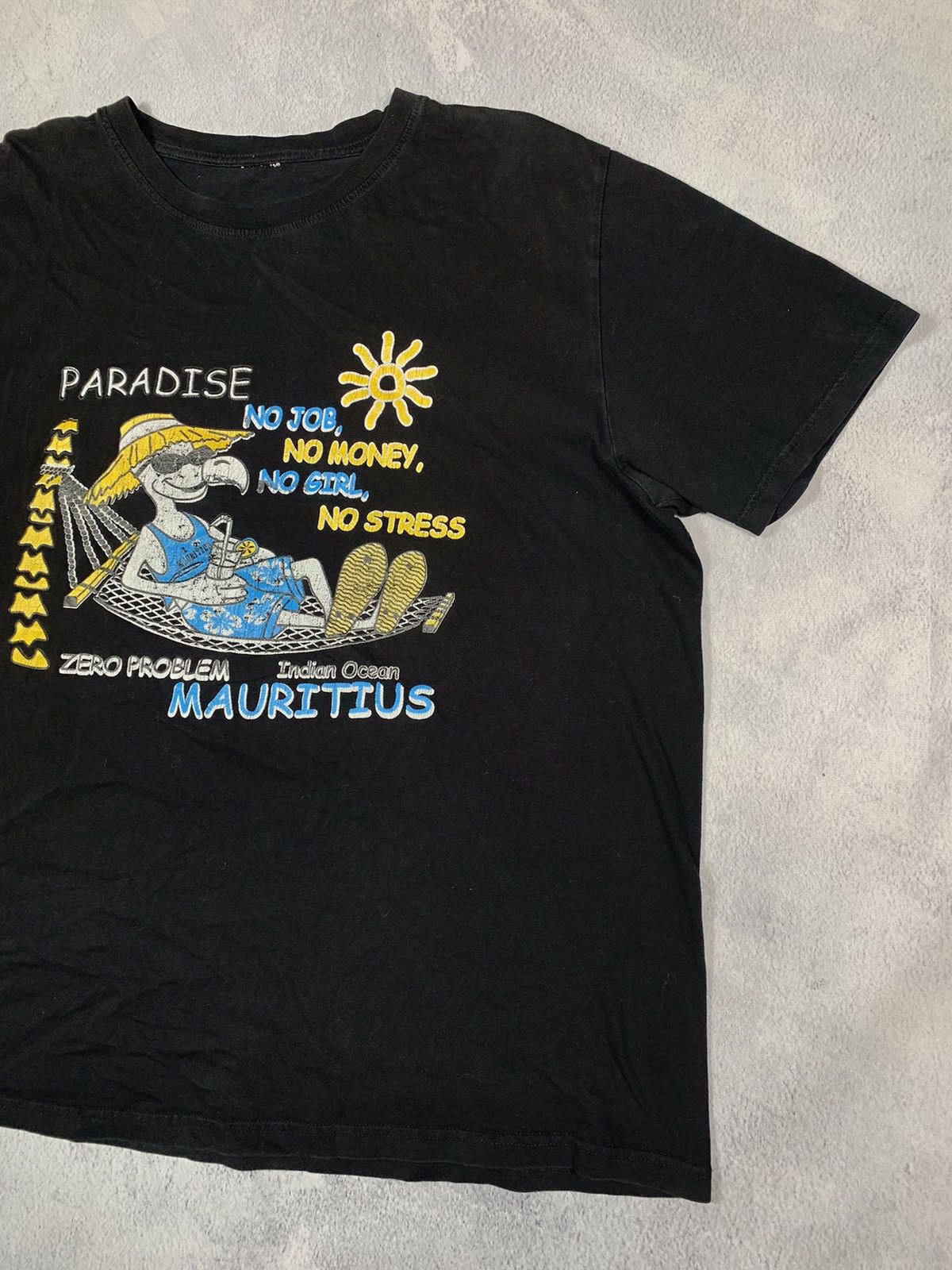 Vintage Vintage Y2KHumor “No Stress” tee streetwear big logo size XL Size US XL / EU 56 / 4 - 3 Thumbnail