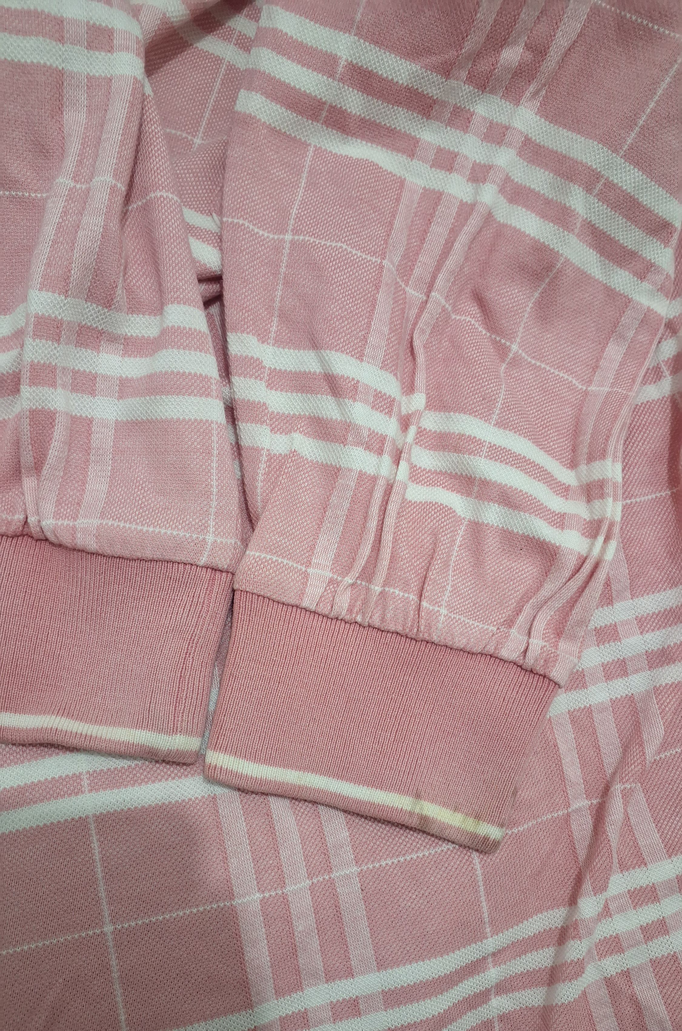 Burberry 🔥Rare Vintage Burberry Golf Check Long Sleeve Polo Shirt Size US L / EU 52-54 / 3 - 11 Thumbnail