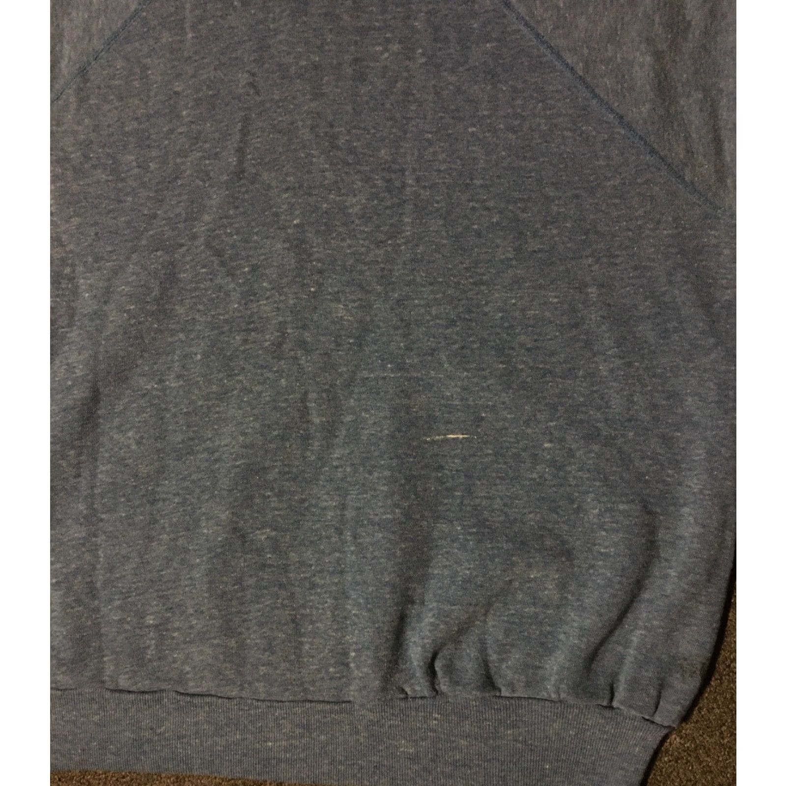 Vintage Vtg American Vintage Sweatshirt M Pullover Distressed Paint Blue 70s 80s Biker Surf Gym 90s College Retro Men Mens Size US M / EU 48-50 / 2 - 6 Thumbnail