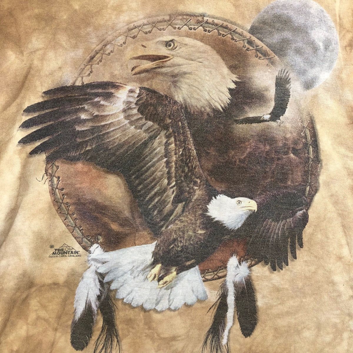 The Mountain The Mountain CAROL CAVALARIS Eagles Art Tee Shirt Tye Dye Size US XXL / EU 58 / 5 - 3 Thumbnail