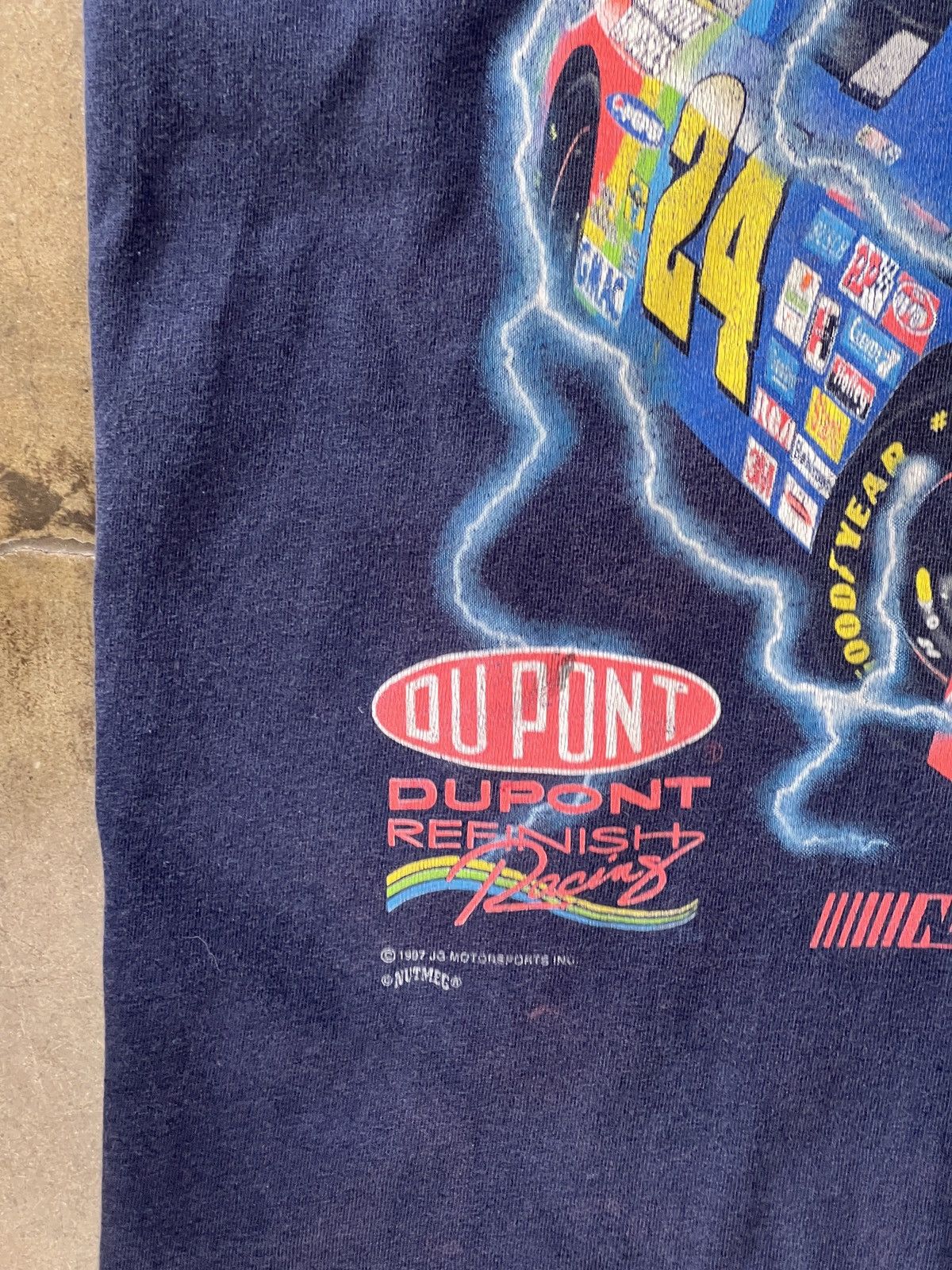 NASCAR Vintage 1997 Jeff Gordon DuPont Racing Tee Medium Size US M / EU 48-50 / 2 - 6 Thumbnail
