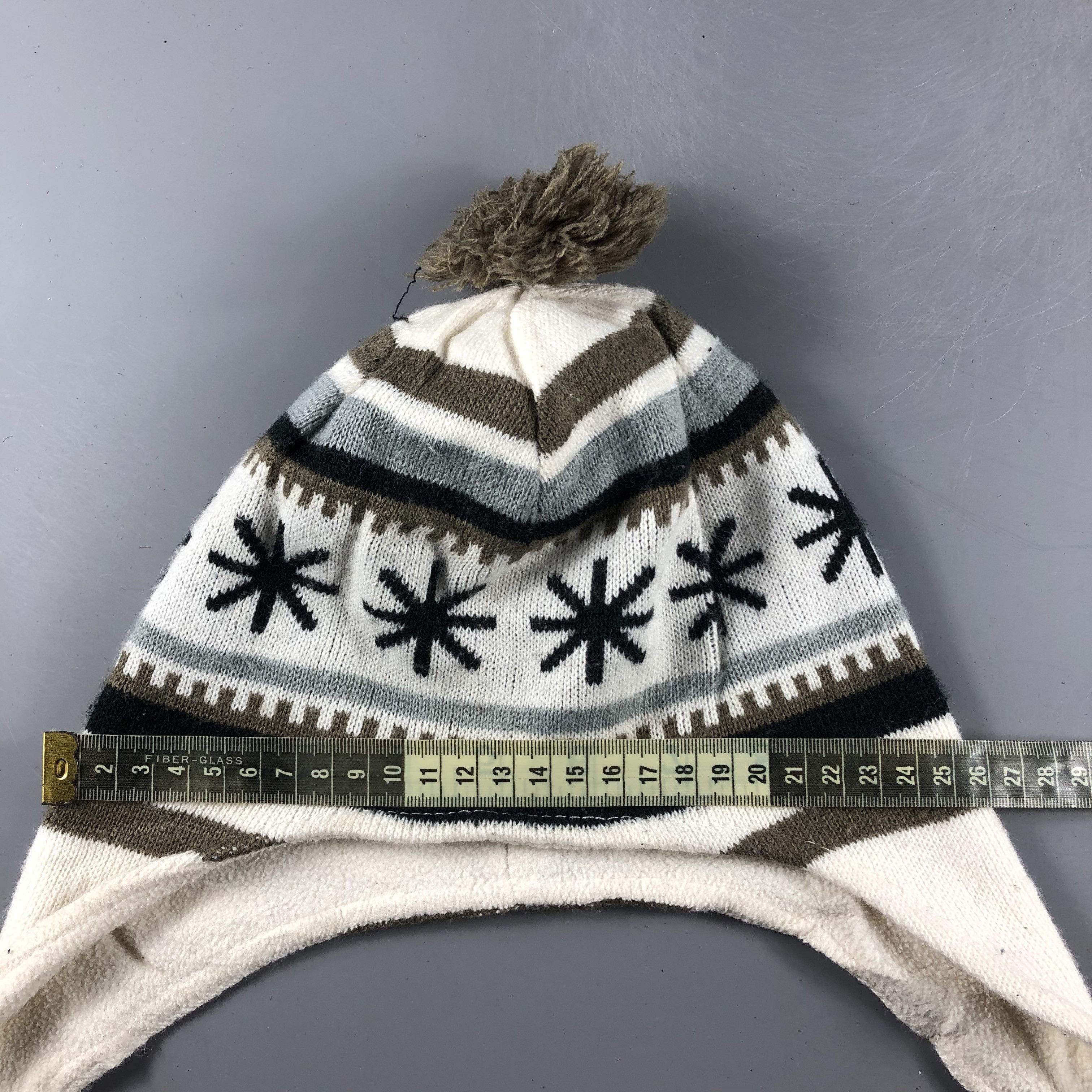 Japanese Brand × Vintage Unknown Ear Flap Hat Beanie Snow Hat Snow Cap -D321 Size ONE SIZE - 3 Thumbnail