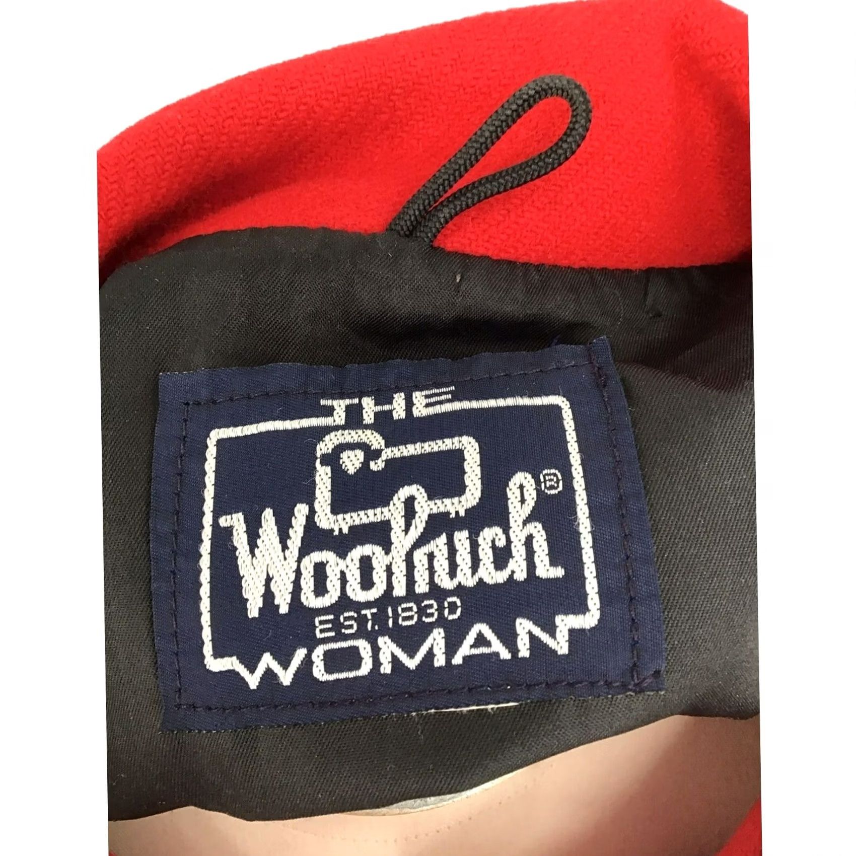 Vintage VINTAGE Woolrich Jacket Woman Red Full Zip Medium M Polyester Solid Breathable Zip Womens Size M / US 6-8 / IT 42-44 - 5 Thumbnail