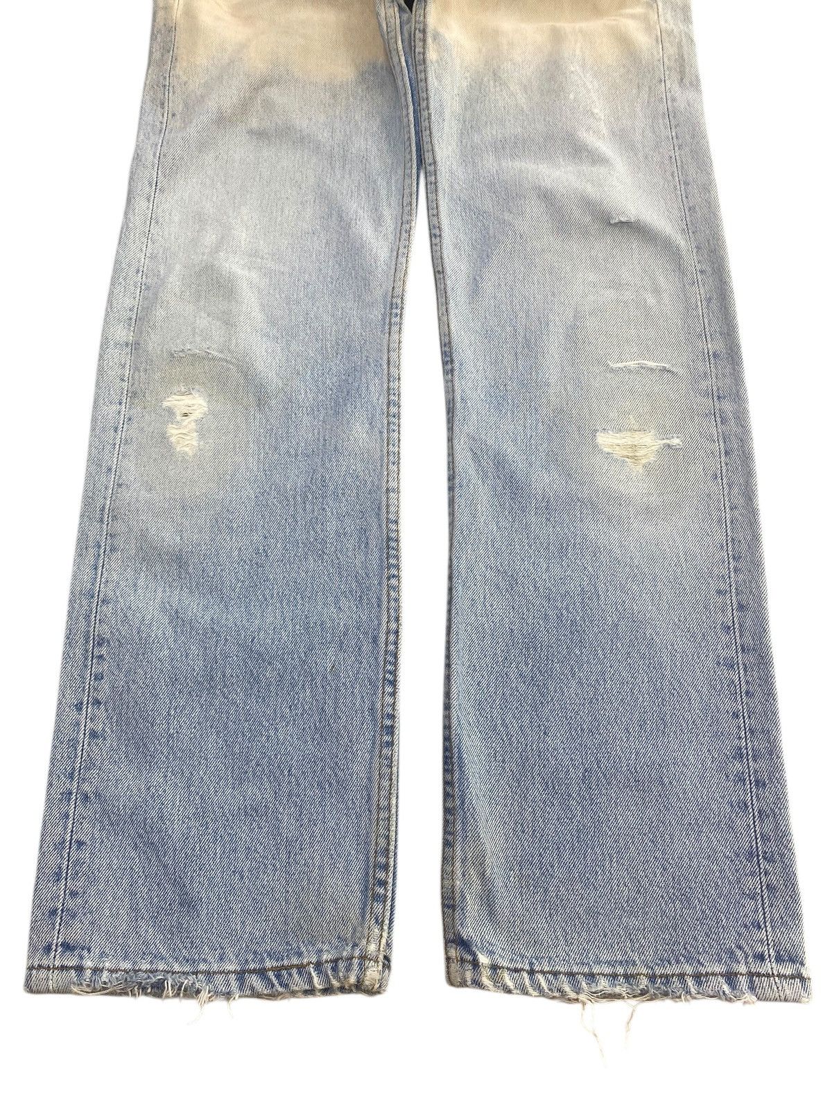 Levi's Vintage Levi’s Blue Acid Wash Style Ripped Jeans Size US 30 / EU 46 - 9 Thumbnail