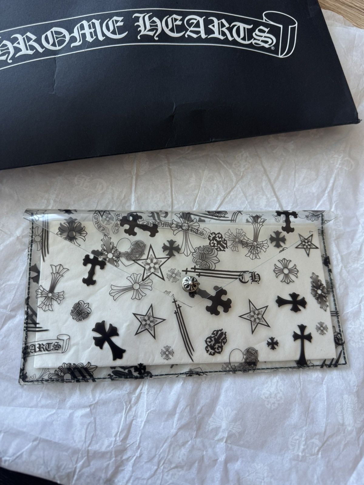 Chrome Hearts Chrome Hearts Cross PVC Pouch Bag Holder Case Size ONE SIZE - 1 Thumbnail