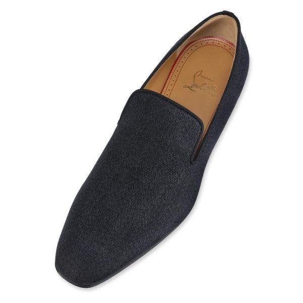 Christian Louboutin o1s1wg110125 Moccasins Loafers in Black Size US 8 / EU 41 - 4 Thumbnail