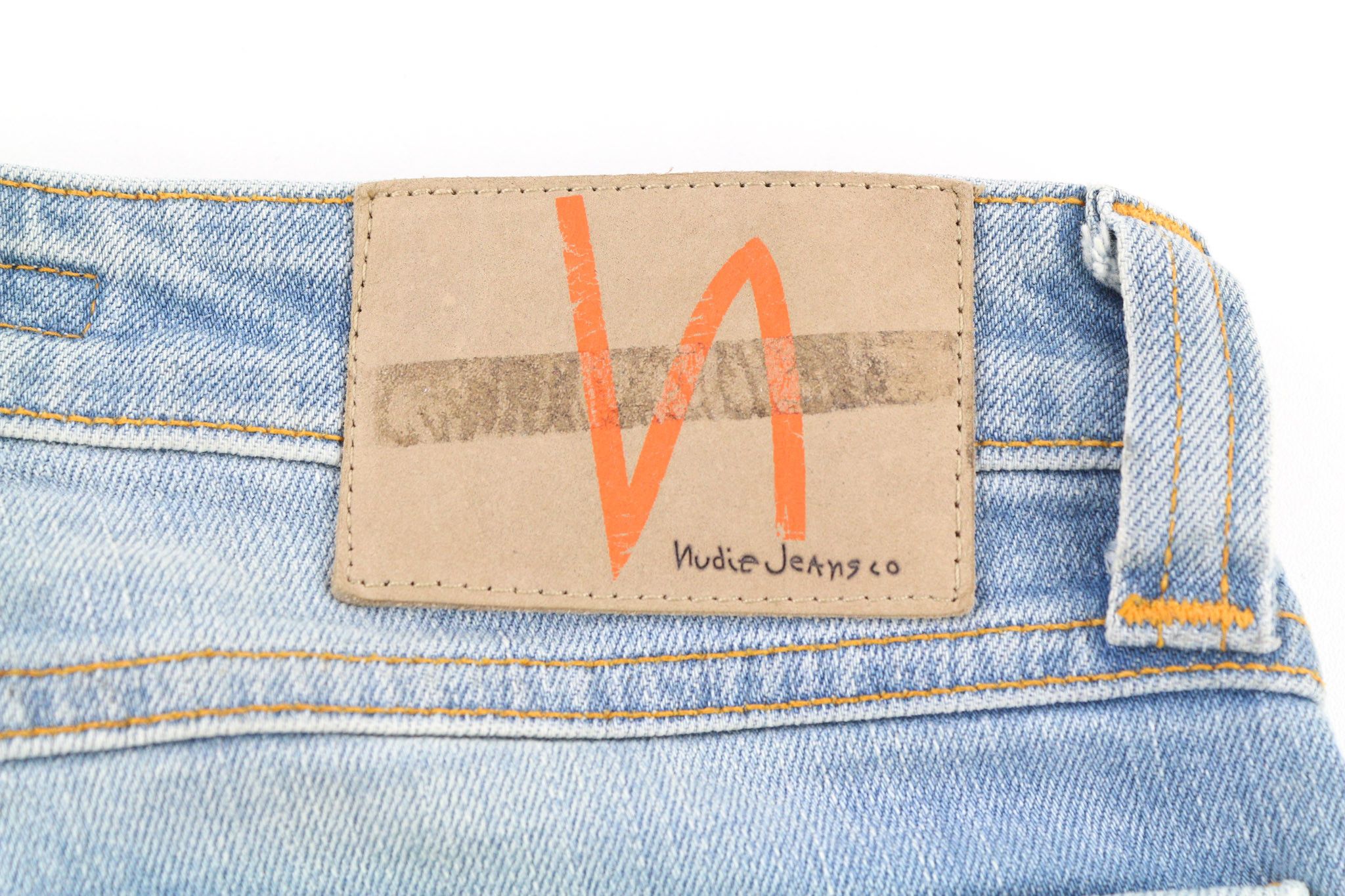 Nudie Jeans SKINNY LIN BLONDE ORANGE W28/L34 Organic Cotton Jeans 80448 Size US 28 / EU 44 - 8 Thumbnail