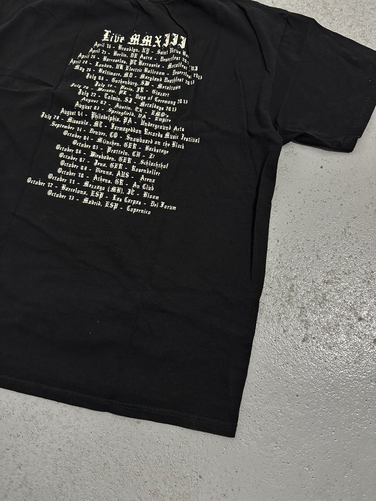 Band Tees Pentagram 2013 Tour Vitus Sleep T-Shirt Size US XL / EU 56 / 4 - 12 Thumbnail