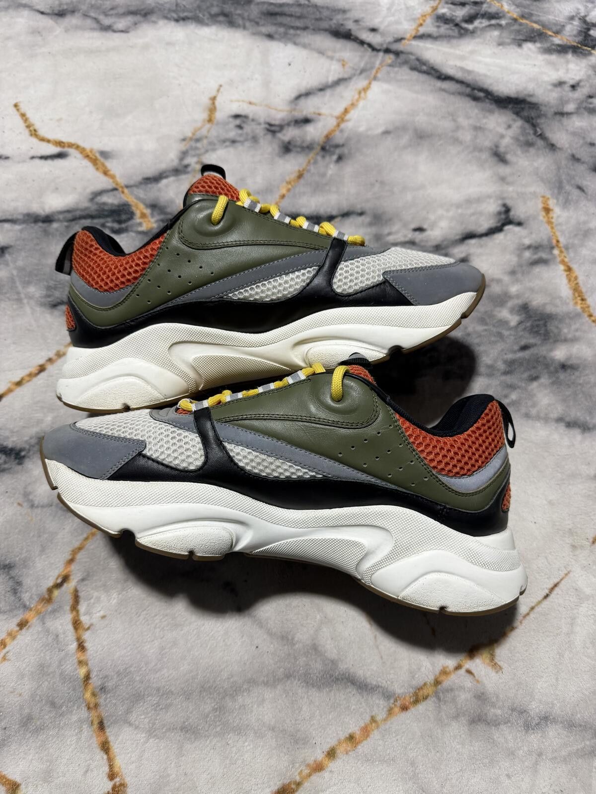 Dior Dior x Peter Doig B22 Olive Green Orange - Sz 12US Size US 12 / EU 45 - 4 Thumbnail