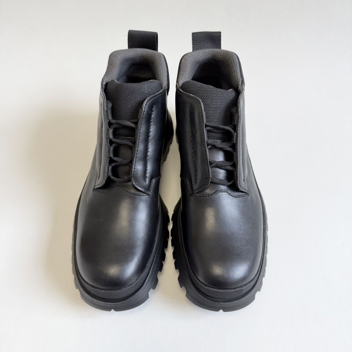 Prada OG Black Leather ‘Brixxen’ Chukka Boots Size US 8.5 / EU 41-42 - 1 Thumbnail