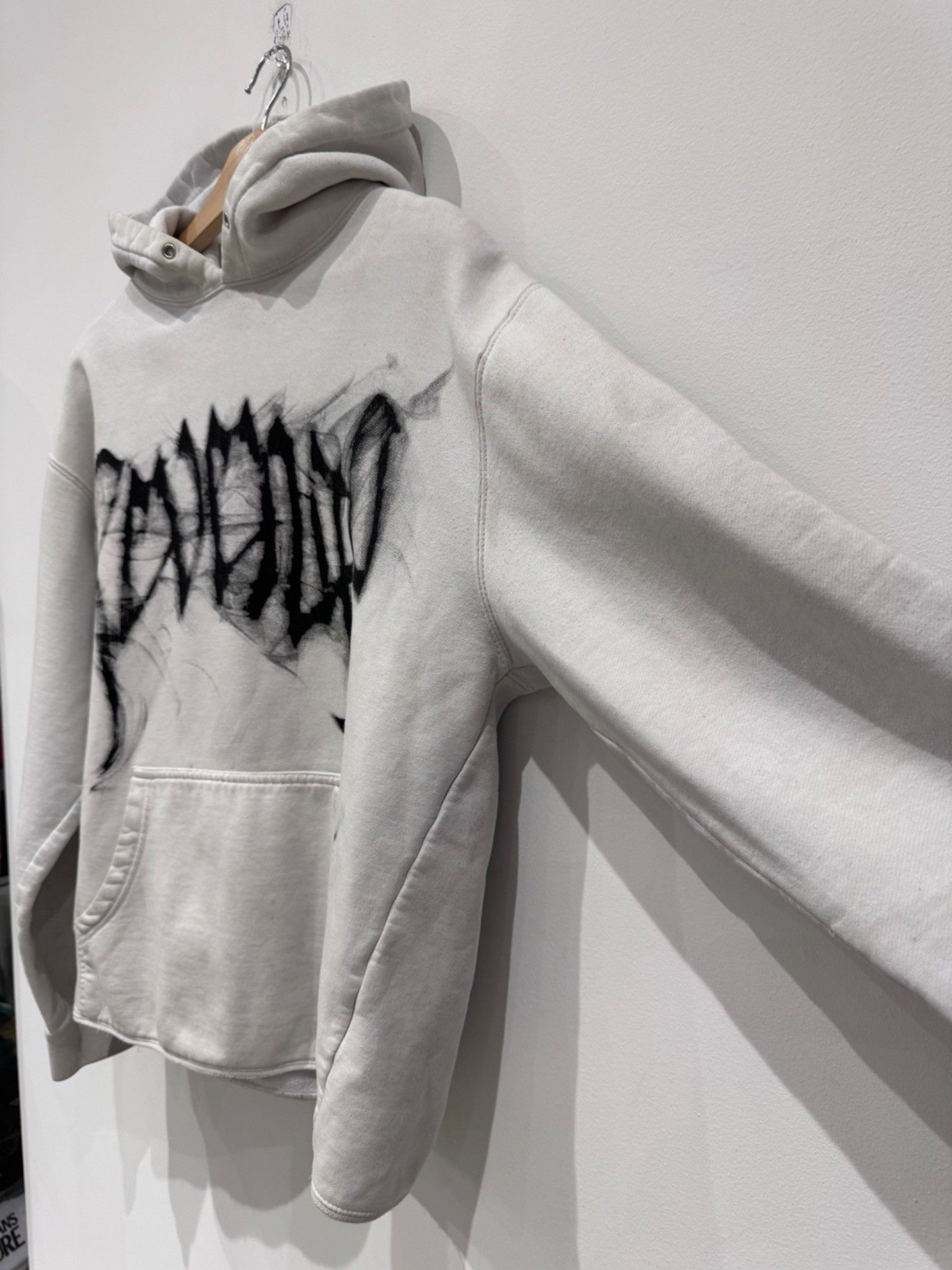 Revenge Revenge Smoke Logo Hoodie White Size US M / EU 48-50 / 2 - 7 Thumbnail