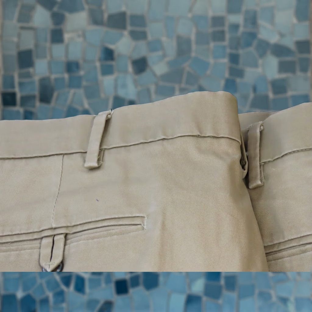 Dockers DOCKERS Pants Classic Fit 2 Pair Beige Tan Khaki 40x32 Straight Belt Loops Pockets Cotton Blend Regular Mens Size US 40 / EU 56 - 1 Thumbnail