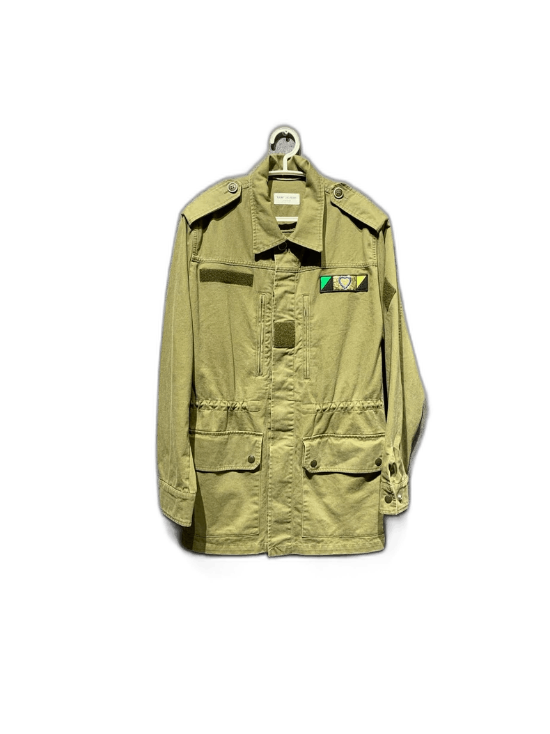 Saint Laurent Paris Saint Laurent Shark Green Jacket Size M / US 6-8 / IT 42-44 - 1 Thumbnail