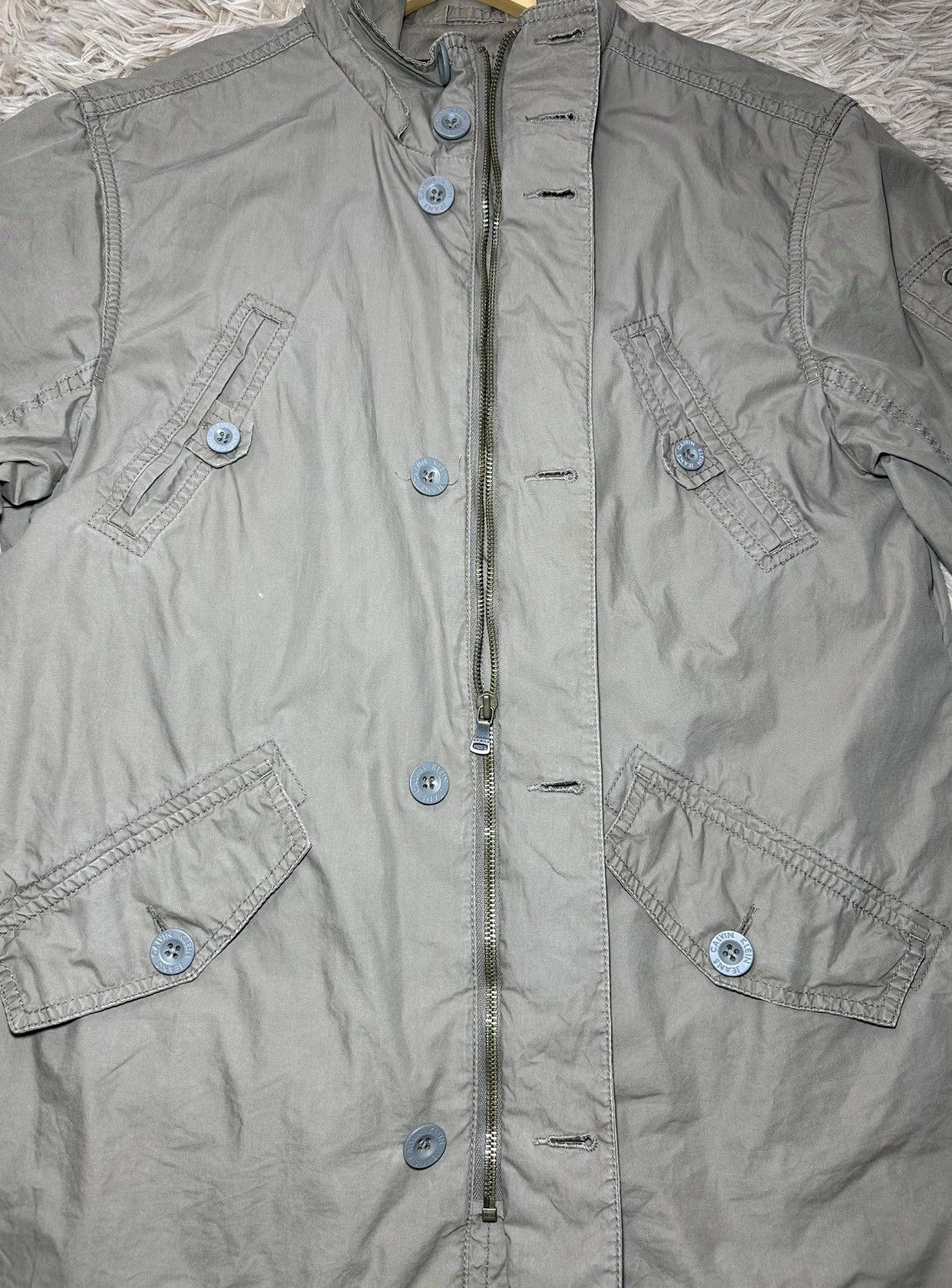Calvin Klein Calvin Klein Jeans Jacket -Grey Size US L / EU 52-54 / 3 - 9 Thumbnail