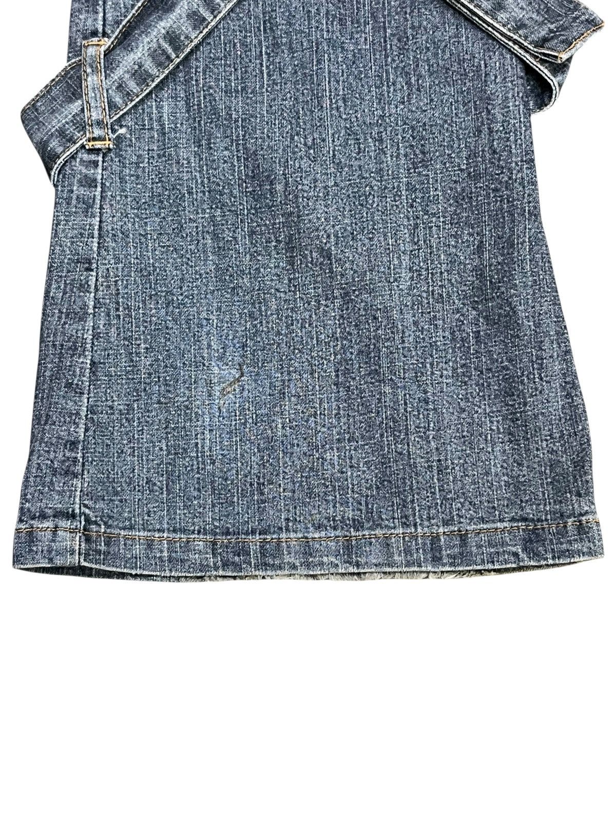 Fragment Design Vintage PLAYCHESS Japan Grunge Cross Bondage Flare Denim Size 29" - 10 Thumbnail