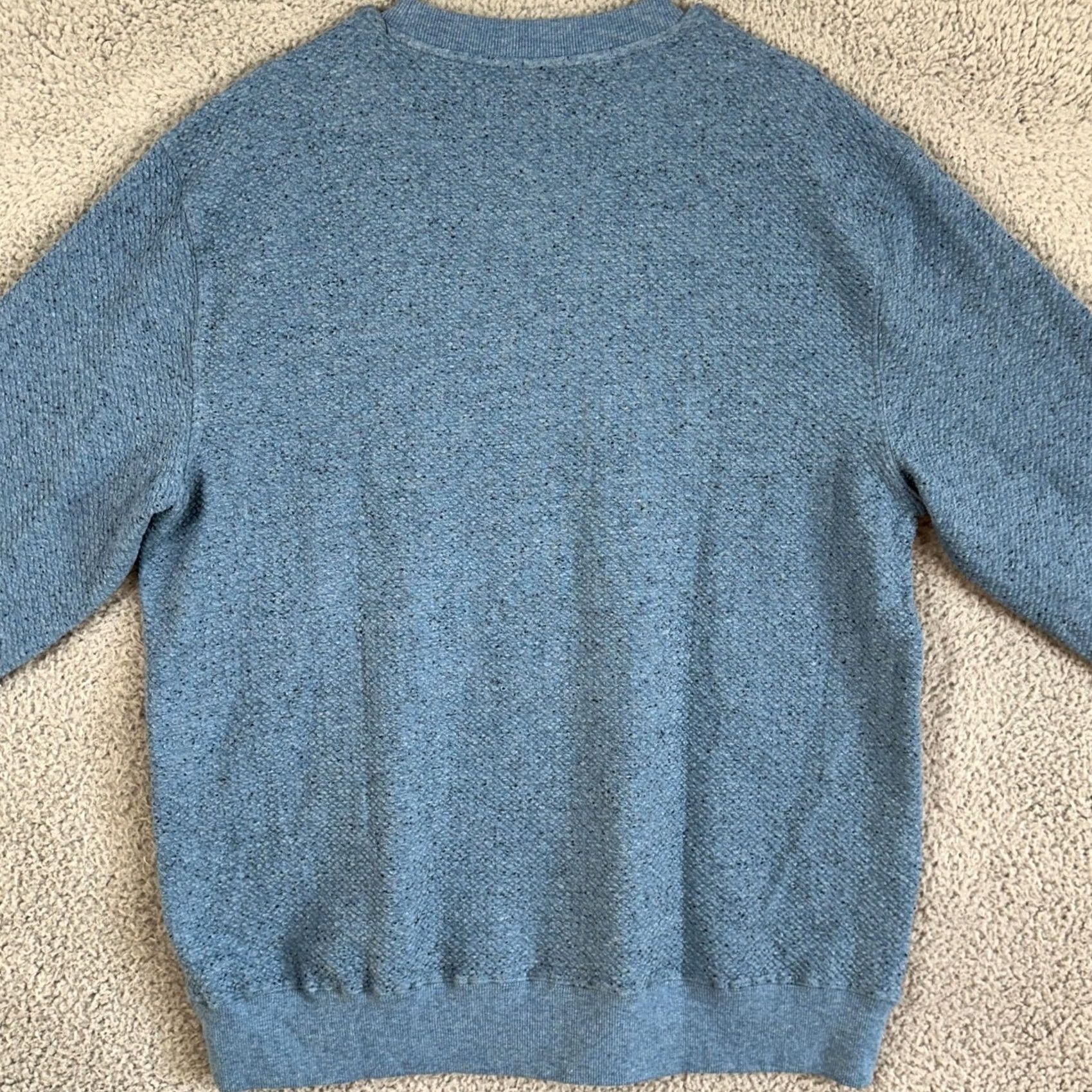 Vintage Berkley Jensen Sweater Crew Neck Men Large Blue Long Sleeve Pullover Stretch NEW Size US L / EU 52-54 / 3 - 4 Thumbnail