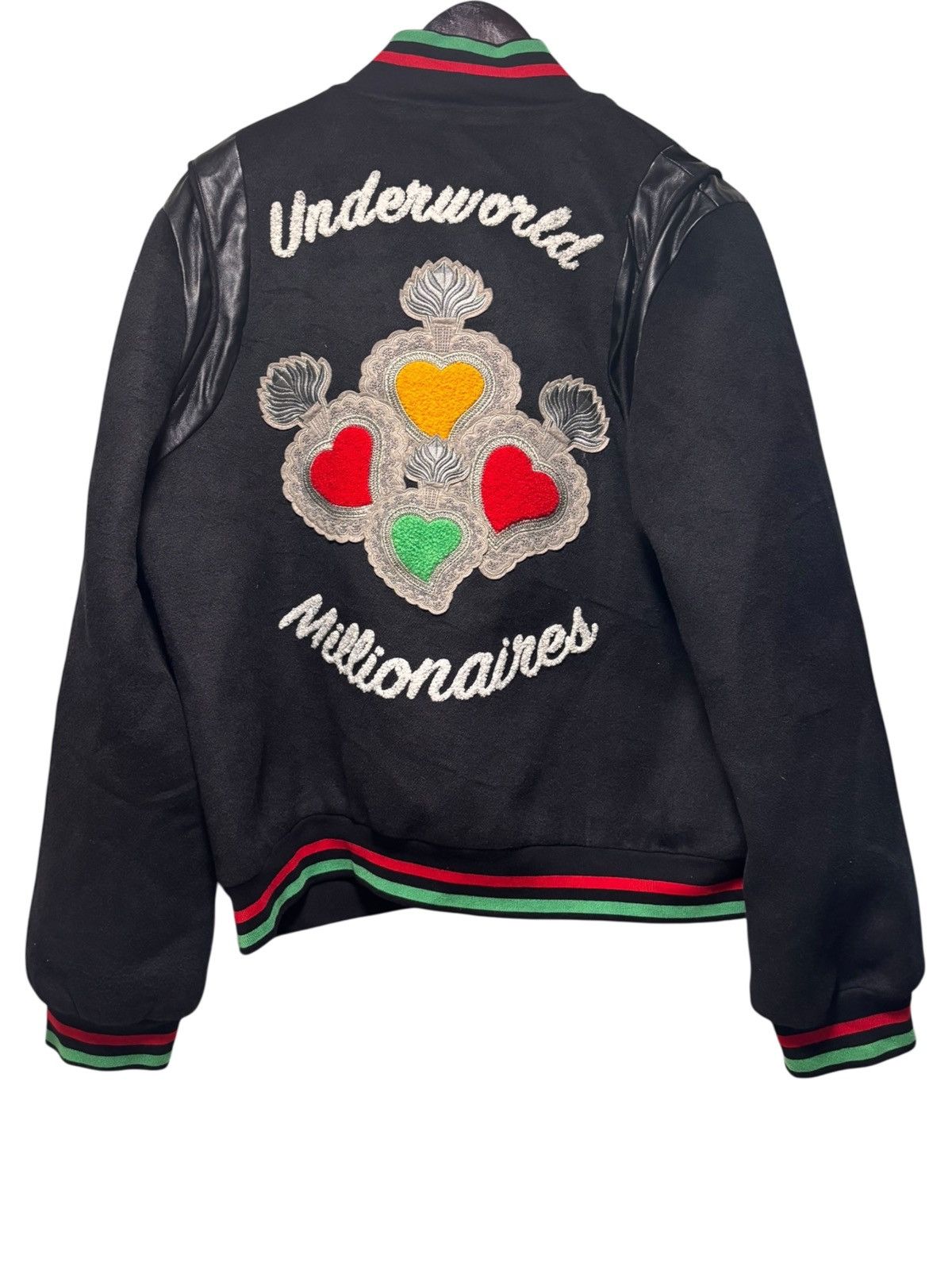 Whensmokeclears When Smoke Clears RGB Varsity Wool Bomber Jacket RARE Size US XXL / EU 58 / 5 - 9 Thumbnail