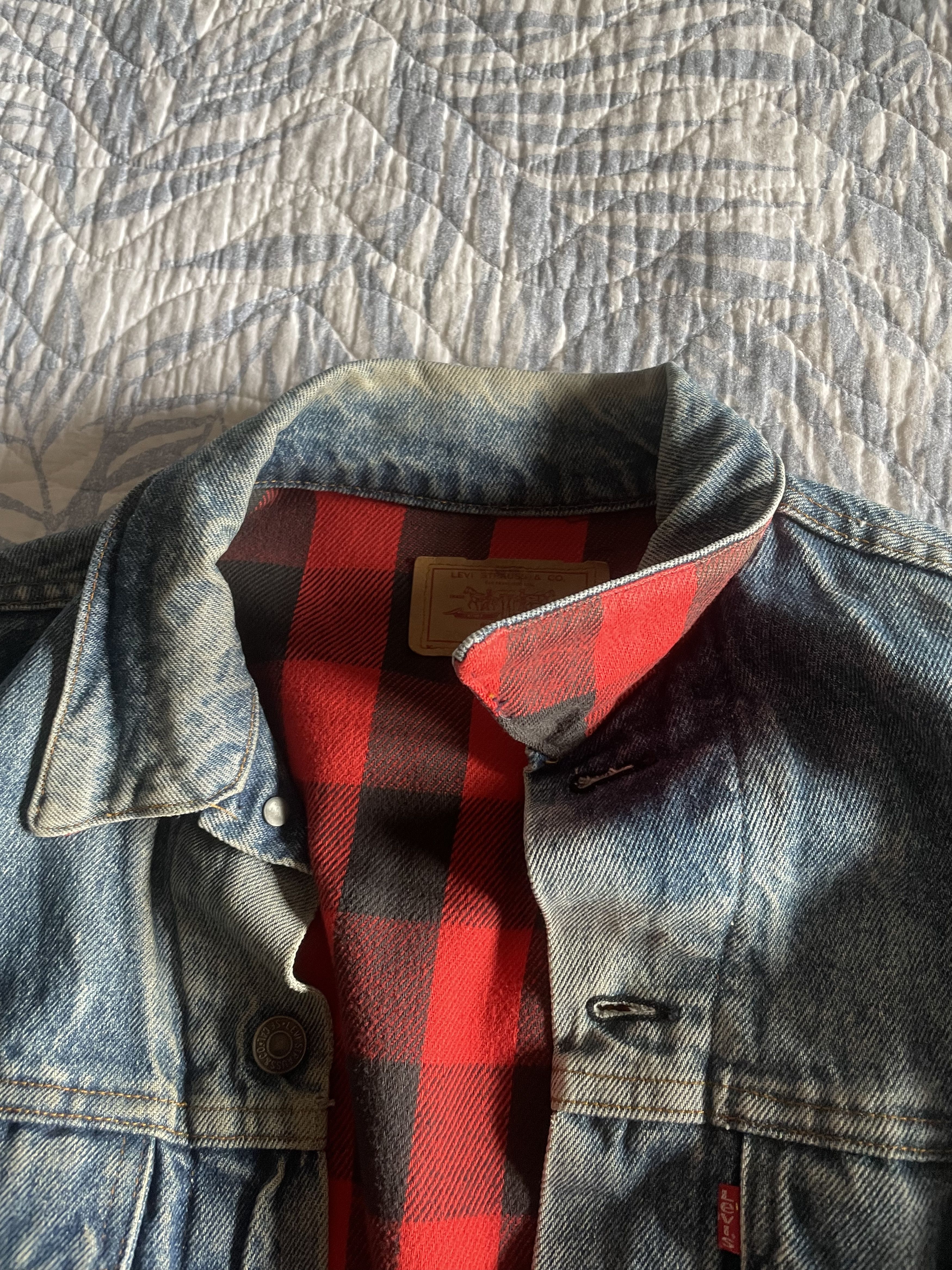 Levi's Vintage Clothing 80s Levis denim jacket lined Size US M / EU 48-50 / 2 - 3 Thumbnail
