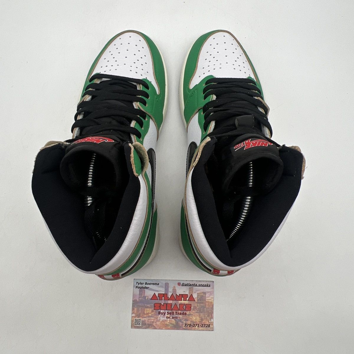 Nike Wmns air Jordan 1 high lucky green Size US 10 / IT 40 - 6 Thumbnail