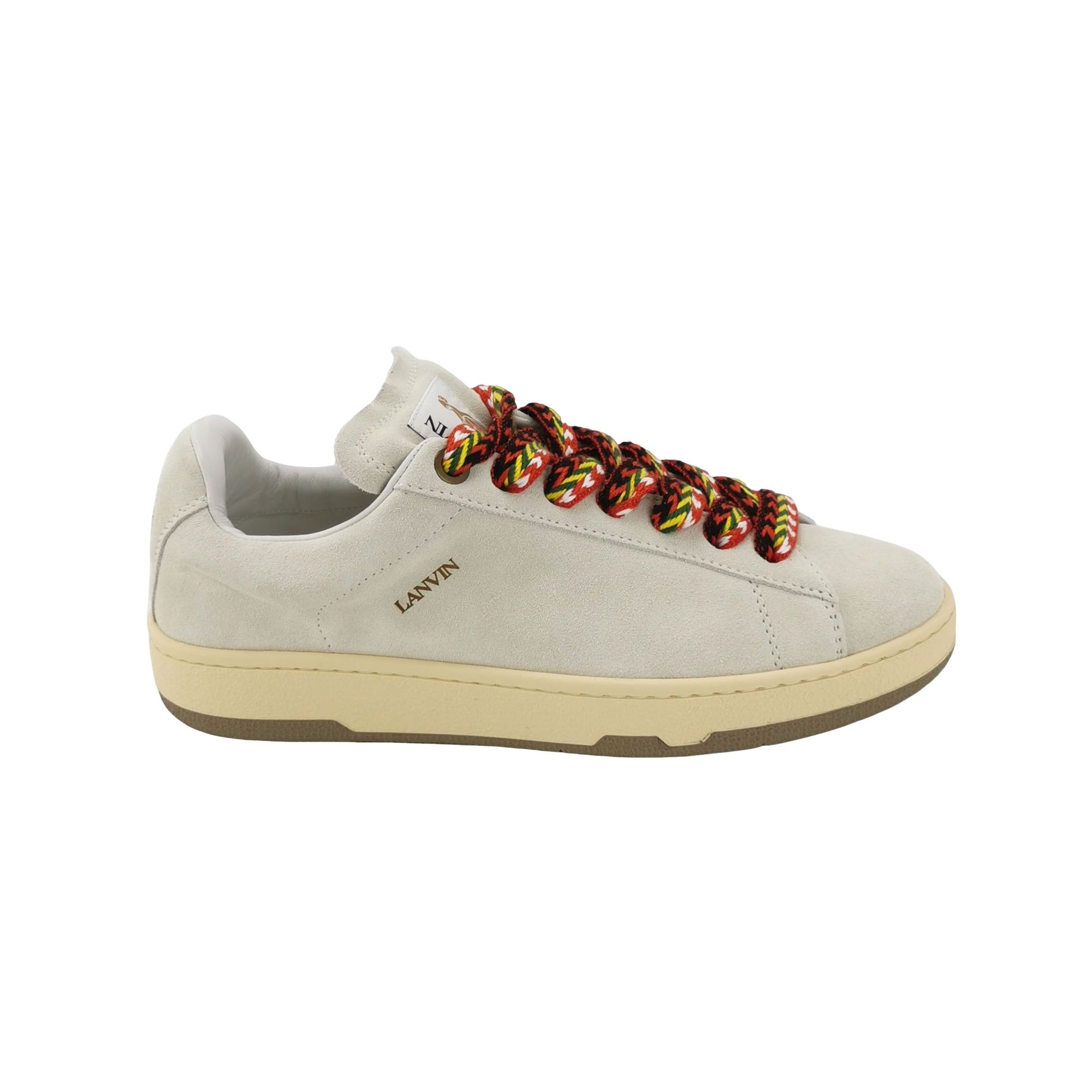 Lanvin Lanvin Curb Multi-Lace Suede Sneakers 42 Size US 9 / EU 42 - 1 Thumbnail