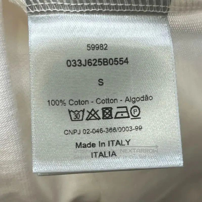 Dior Dior White Cotton Men's Summer T-shirt . Size US S / EU 44-46 / 1 - 3 Thumbnail