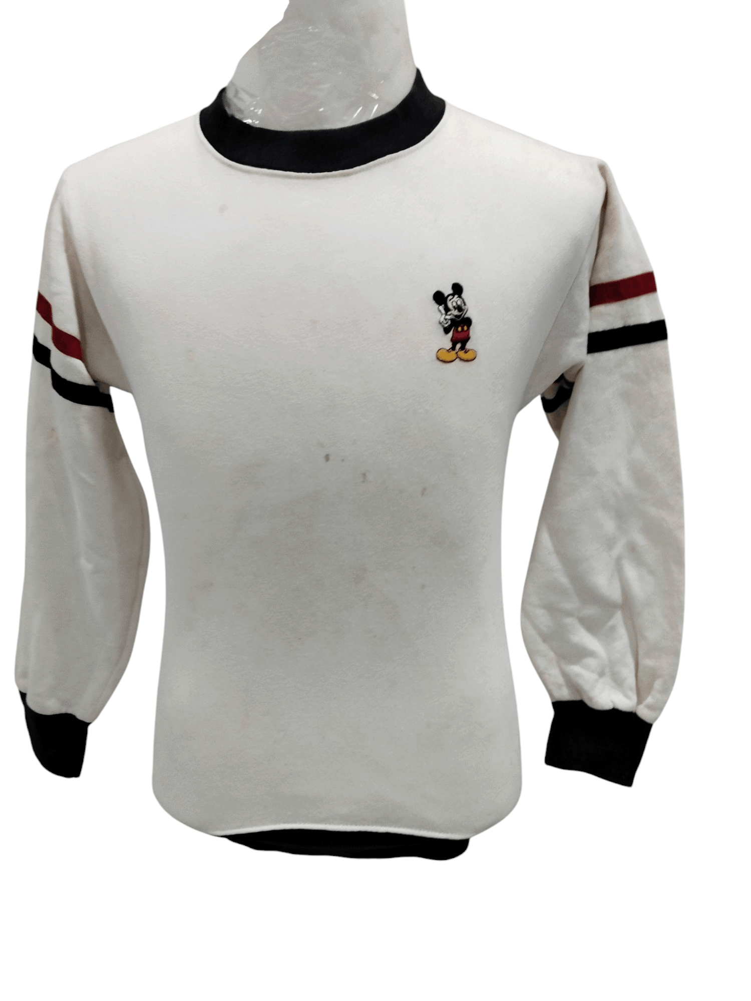 Disney × Mickey Mouse × Vintage Vintage 80s Mickey Mouse Disney Cartoon Sweatshirt Size US S / EU 44-46 / 1 - 1 Thumbnail
