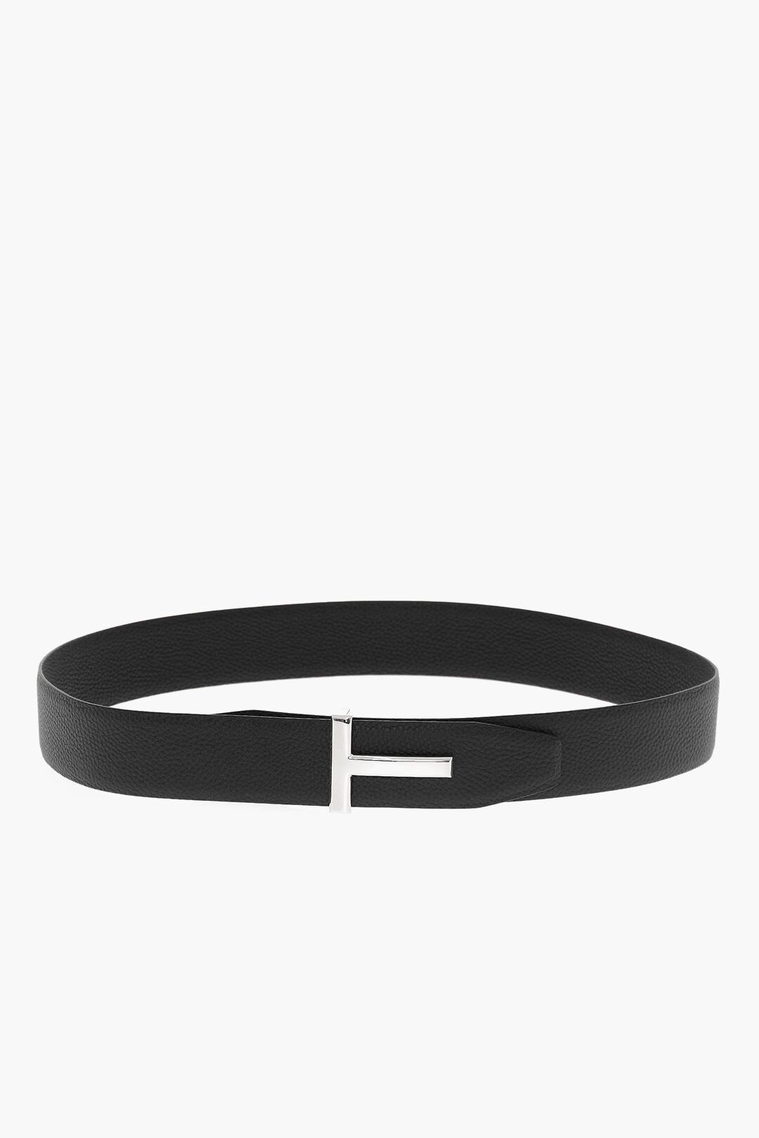 Tom Ford o1y0425 Size : 75/30 Leather Belt in Black Size 30 - 2 Thumbnail