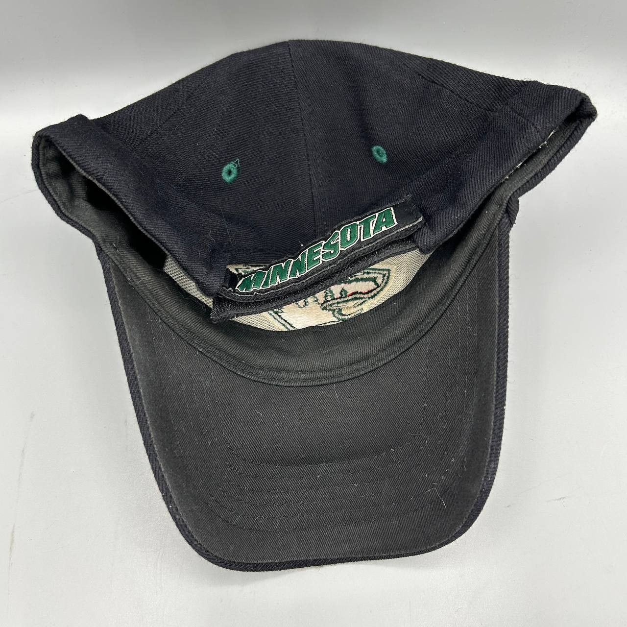 Ccm Minnesota Wild Hat Men Black Embroidered NHL Strap Back Cap Size ONE SIZE - 5 Thumbnail