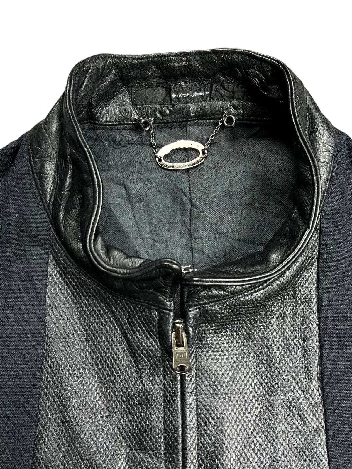 14th Addiction 2000s Silvian Sylvian - Riri Zips Mix Leather Jacket Size US M / EU 48-50 / 2 - 5 Thumbnail