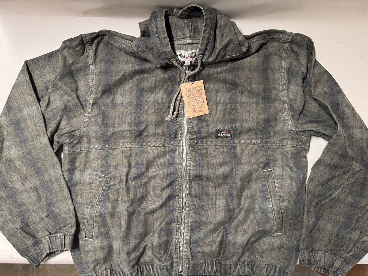 井上　stussy SS Link Zip Work Jacket Stussy STUSSY SS-LINK ZIP WORK JACKET | Grailed
