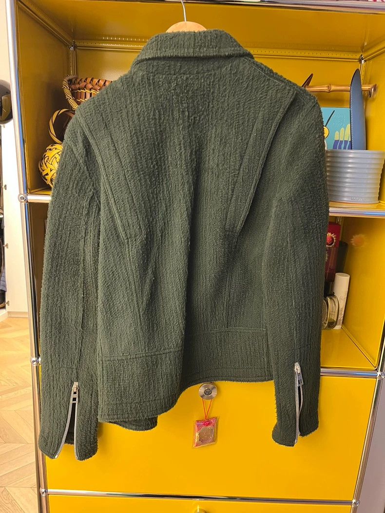 Loewe Loewe size S Green lamb wool motorcycle coat Size US S / EU 44-46 / 1 - 3 Thumbnail