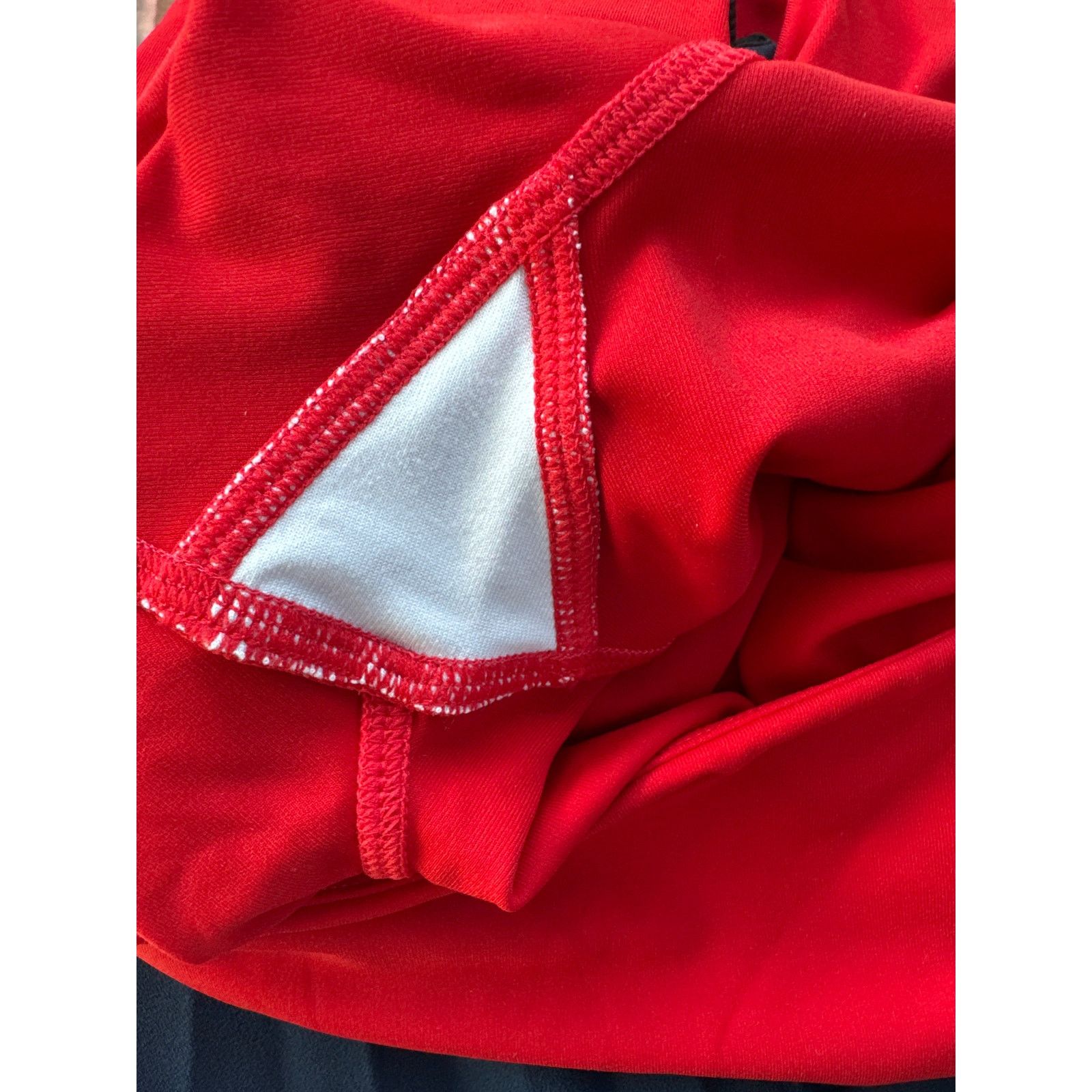 Tory Burch TORY BURCH Cropped Chevron Athletic Leggings Red White Size 27" / US 4 / IT 40 - 6 Thumbnail