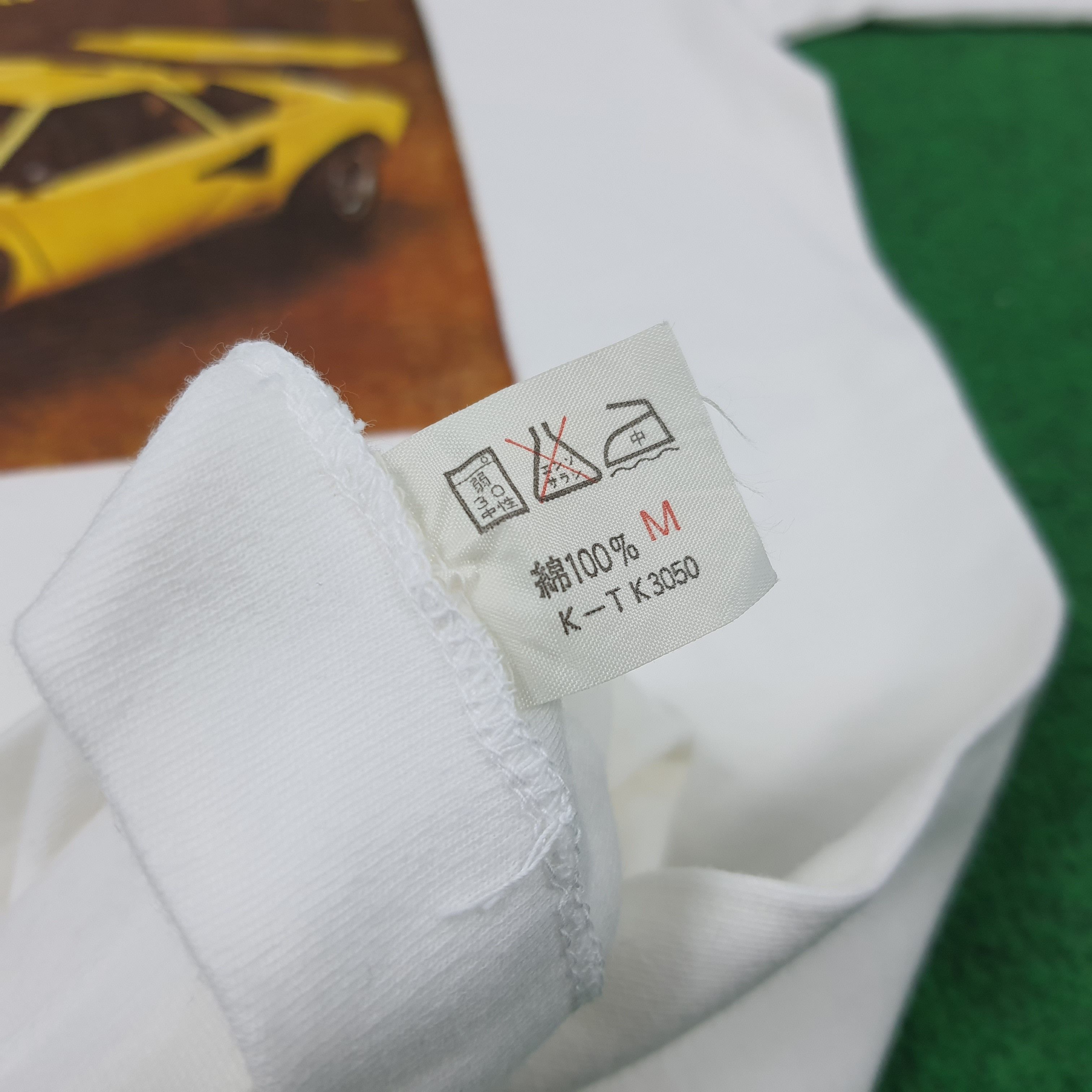 Vintage Vintage Lamborghini Countach LP500 Racing Tshirt Size US XS / EU 42 / 0 - 6 Thumbnail