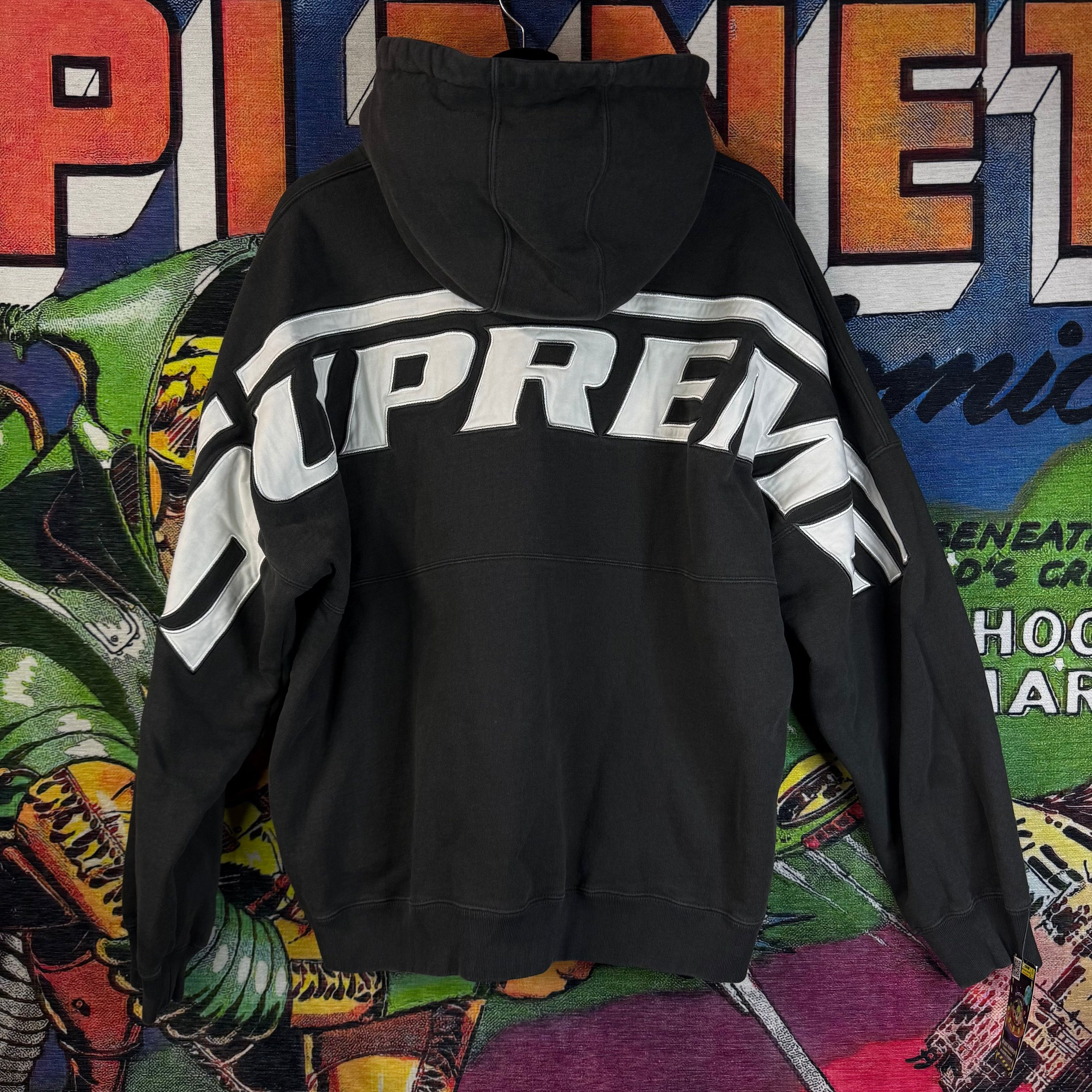 Supreme Supreme Equipe Half Zip Hoodie Size Large | Grailed