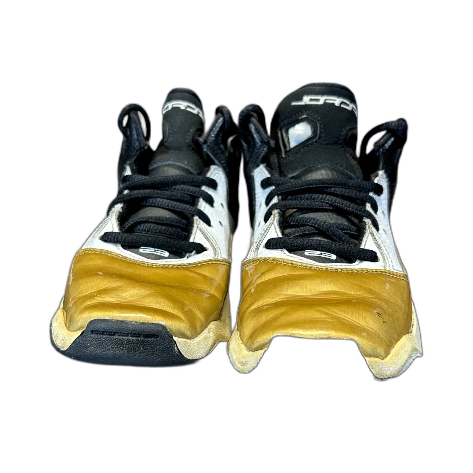 Nike Jordan Trainers Kids Size US 1.5Y B'Loyal TD White Black Gol Size US XXS / EU 40 - 3 Thumbnail