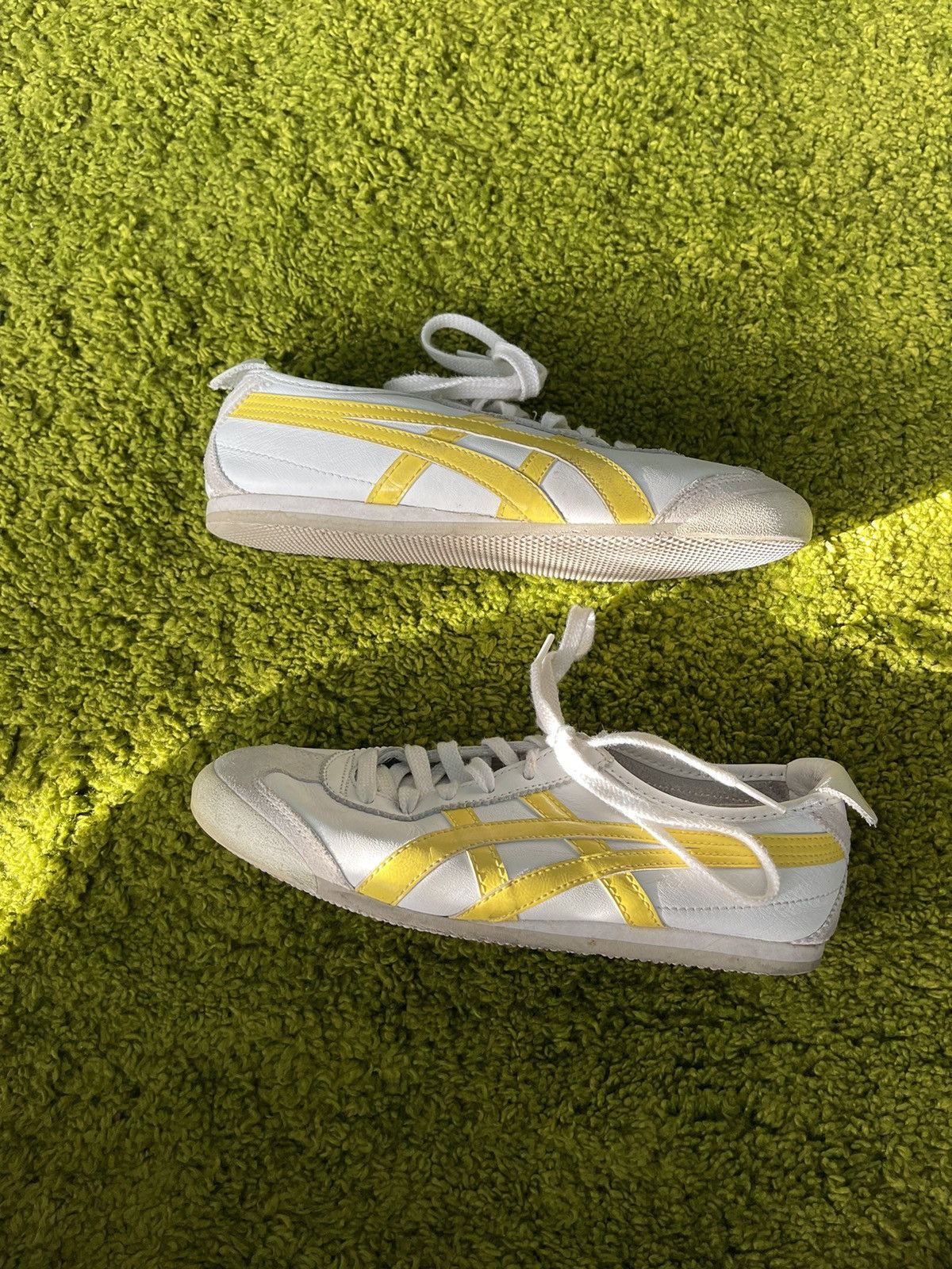 Asics × Onitsuka Tiger × Vintage Onitsuka Tiger ASICS 2000s vintage real leather sneakers Y2K Size US 5.5 / IT 35.5 - 4 Thumbnail