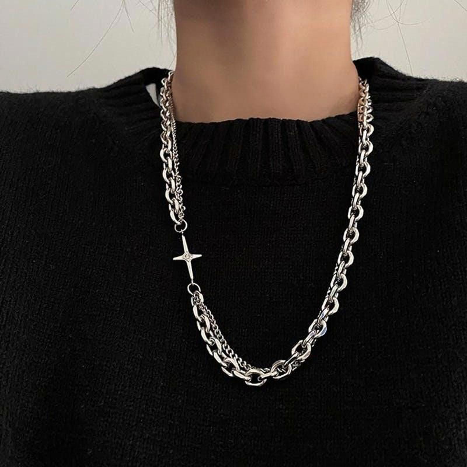 Jewelry STAR Chain Link Necklace Size ONE SIZE - 1 Thumbnail