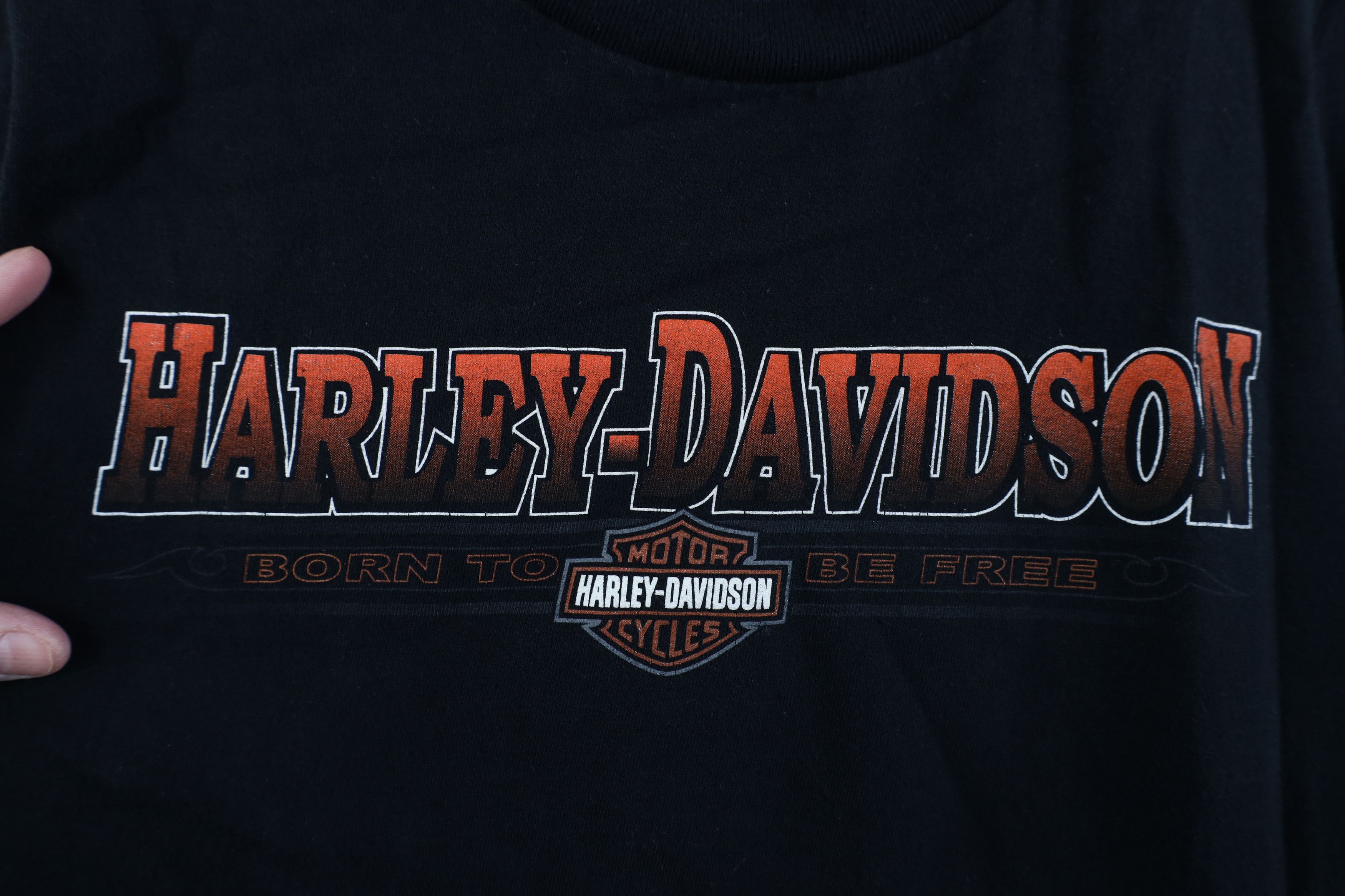 Harley Davidson Vintage Y2K Harley Davidson Tribal Short Sleeve T-Shirt Size US L / EU 52-54 / 3 - 4 Thumbnail