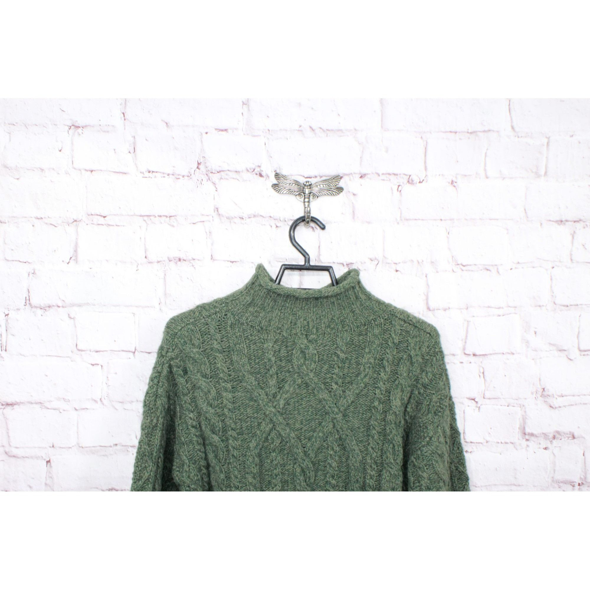 L.L. Bean LL Bean Heritage Wool Blend Mock Neck Sweater Size S / US 4 / IT 40 - 4 Thumbnail