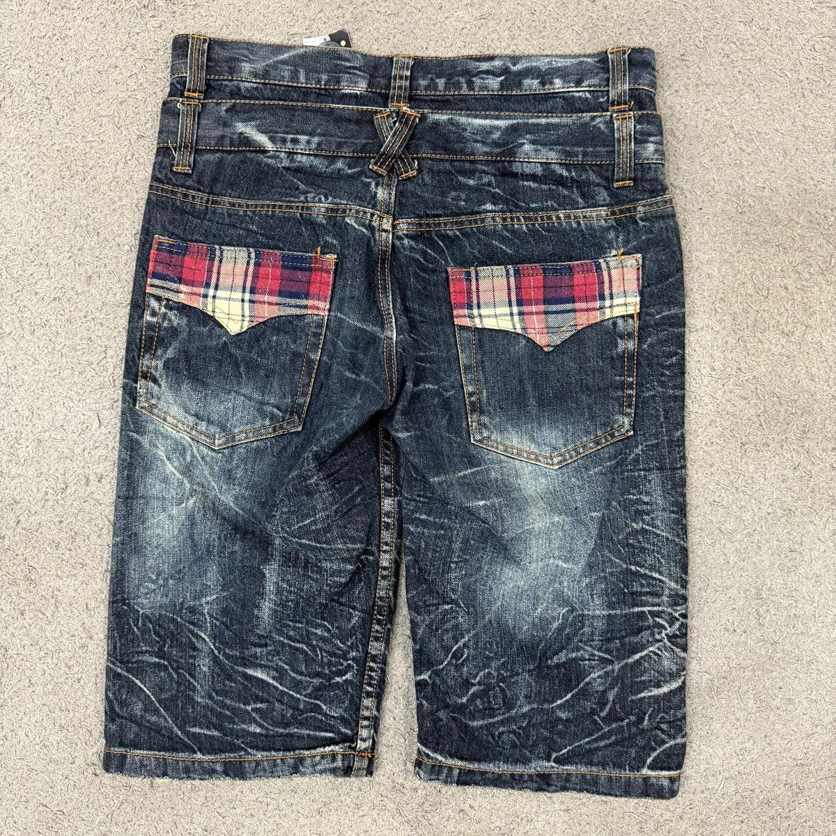 Japanese Brand NYLAUS Double Waist Shorts Jeans Vintage Japanese Brand Size US 32 / EU 48 - 4 Thumbnail