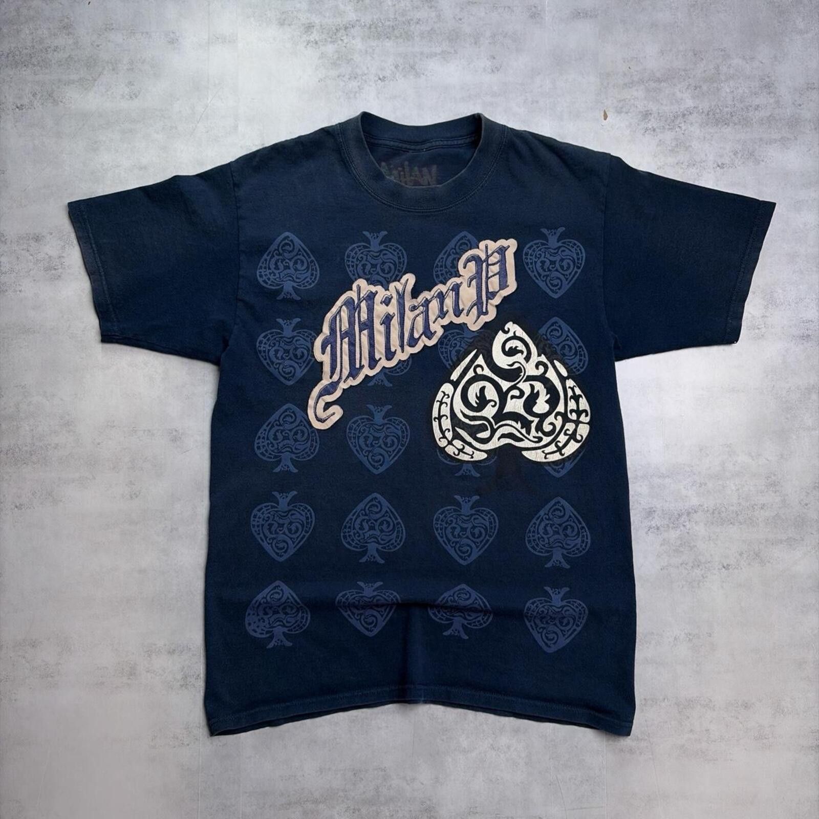 Other Y2K Navy Milan Grunge Gothic Skater T-Shirt Size US M / EU 48-50 / 2 - 1 Thumbnail