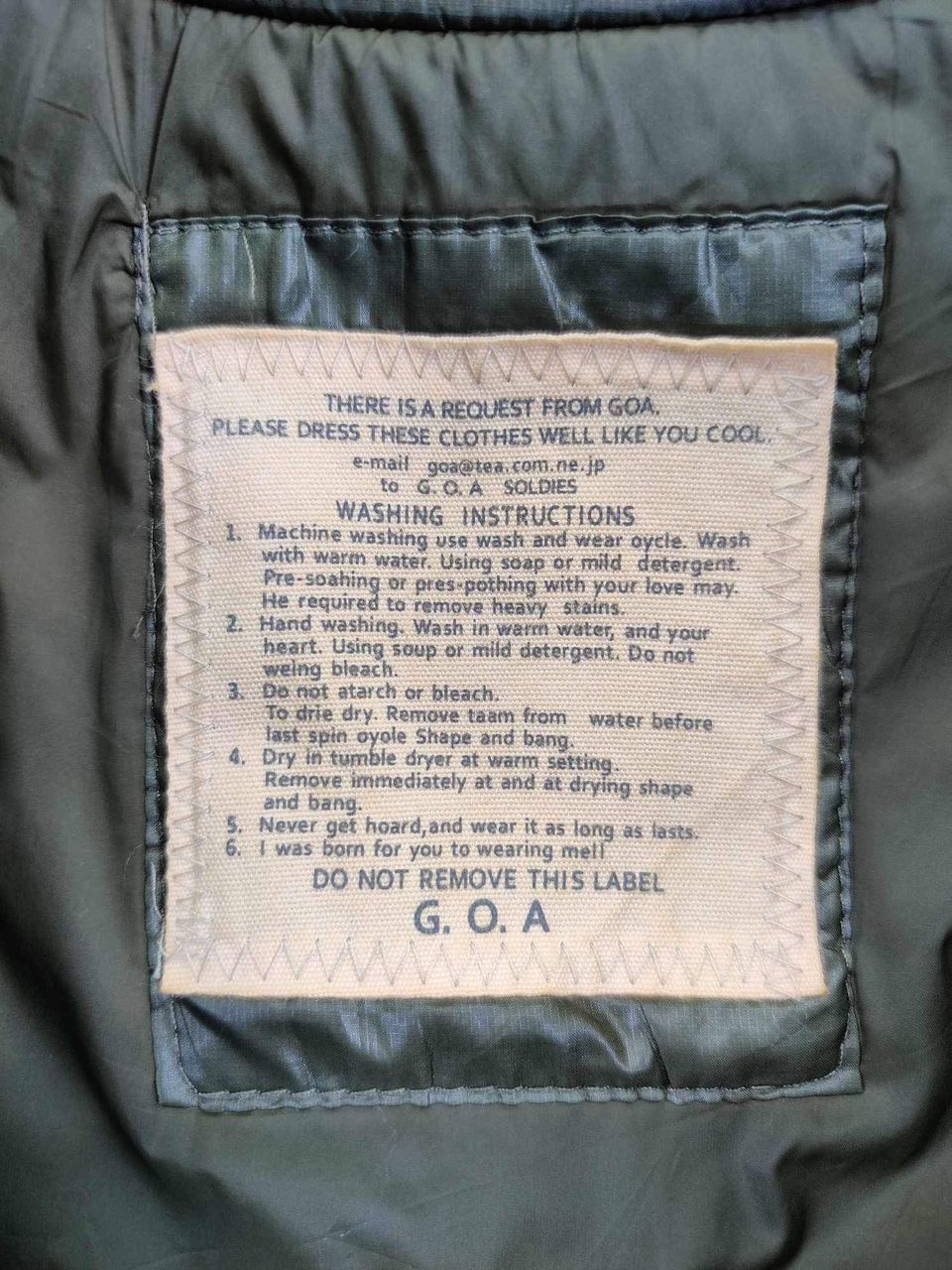 GOA Vintage G.O.A Cyber Military Bono Jacket Size US M / EU 48-50 / 2 - 15 Thumbnail