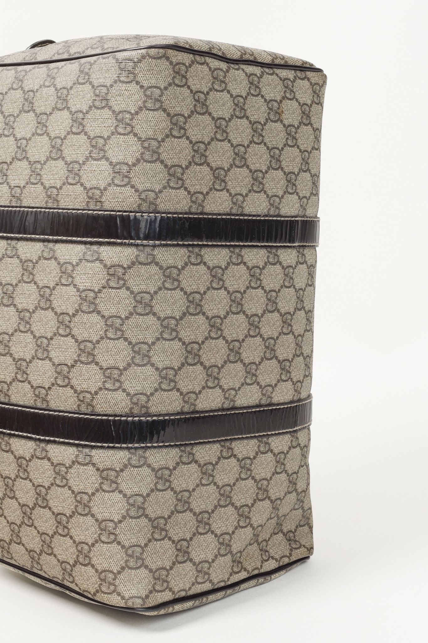 Gucci Gucci Brown Patent Medium GG Joy Boston Bag Size ONE SIZE - 5 Thumbnail