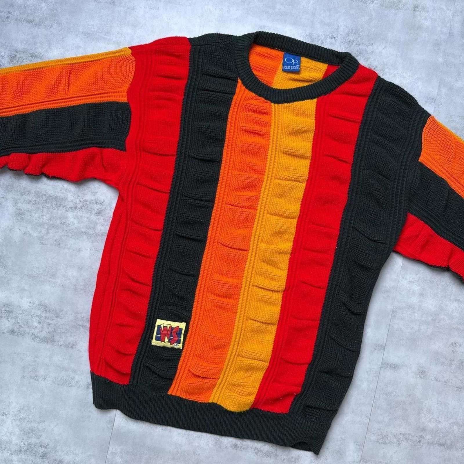 Ocean Pacific Y2K Ocean Pacific 00s Knitted Sweater Multicolor Size US M / EU 48-50 / 2 - 2 Thumbnail